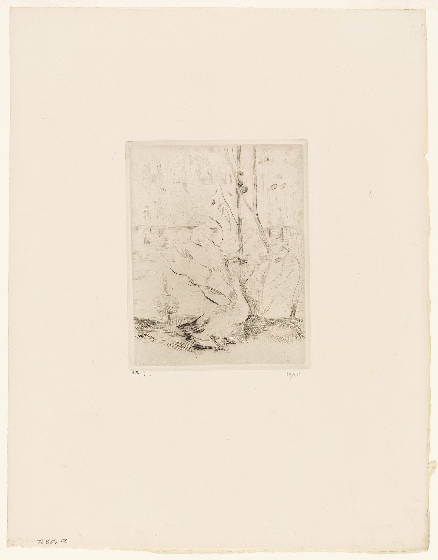 The Goose - Berthe Morisot, Poster Print Wall Art