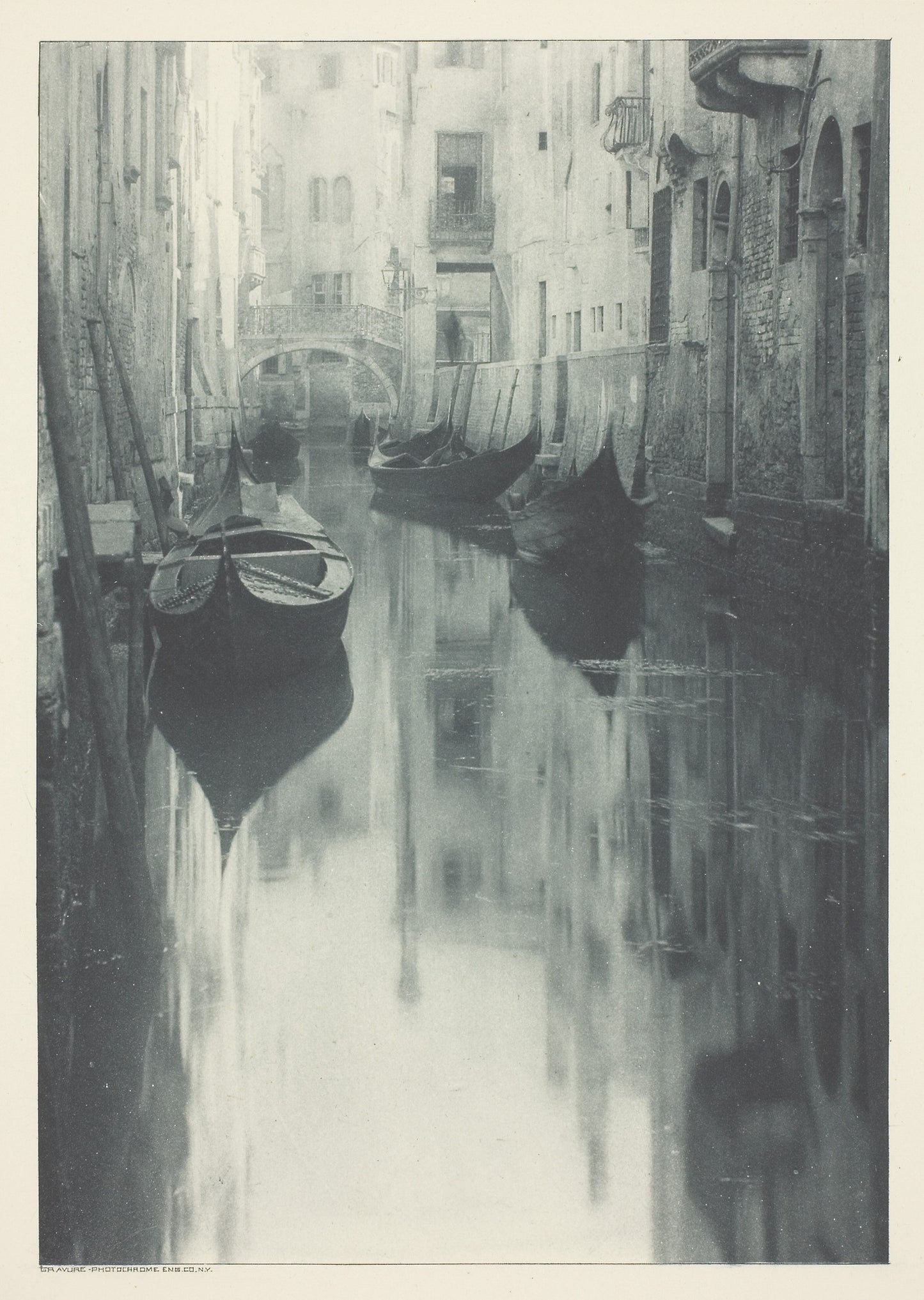 Reflection-Venice - Alfred Stieglitz, Poster Print Wall Art