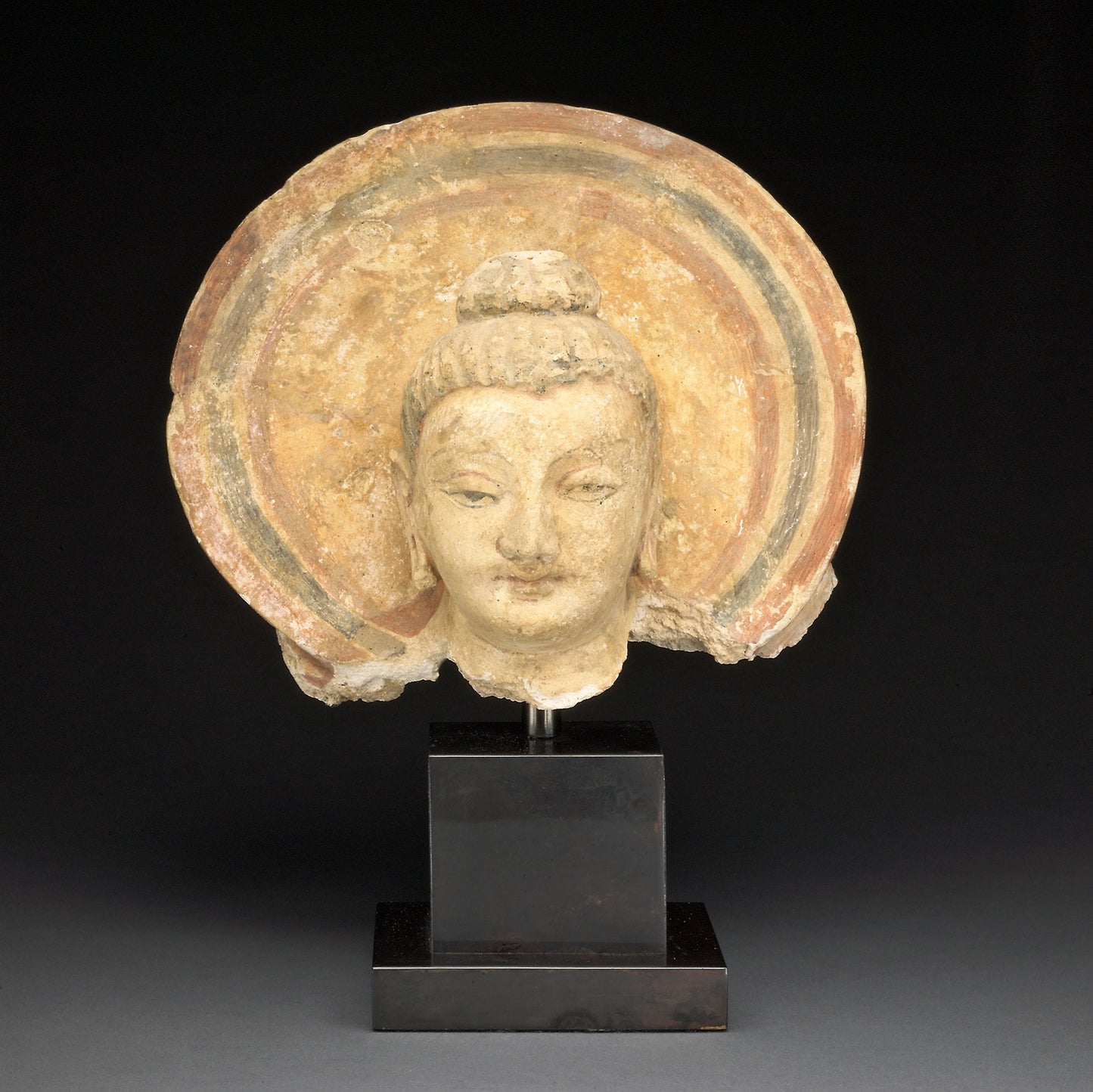 Head of Buddha - Present-day Afghanistan or Pakistan, Poster Print Wall Art