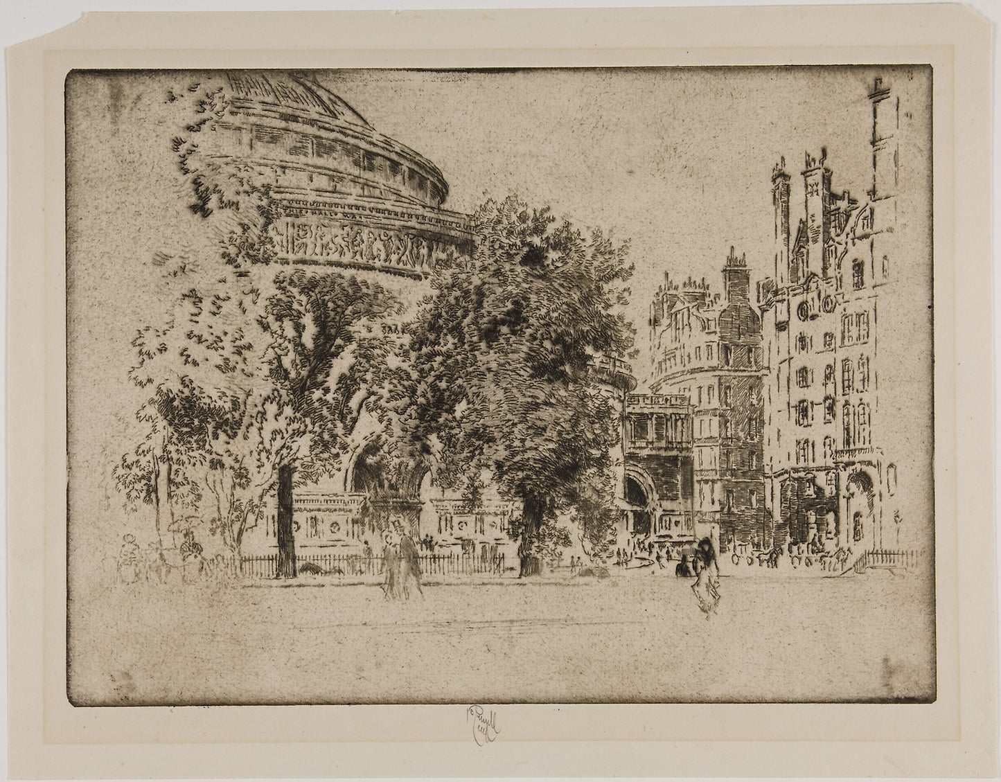Albert Hall, London - Joseph Pennell, Poster Print Wall Art