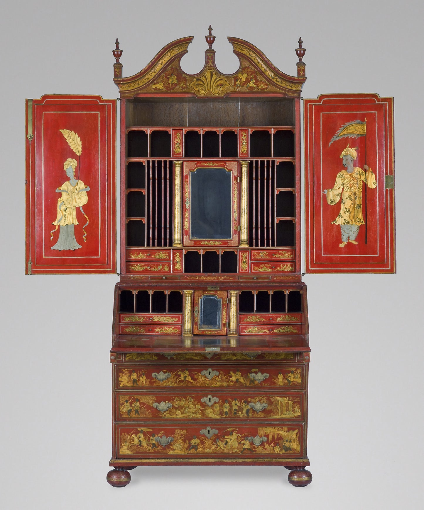 Secretary Cabinet - Attributed to Giles Grendey, Poster Print Wall Art