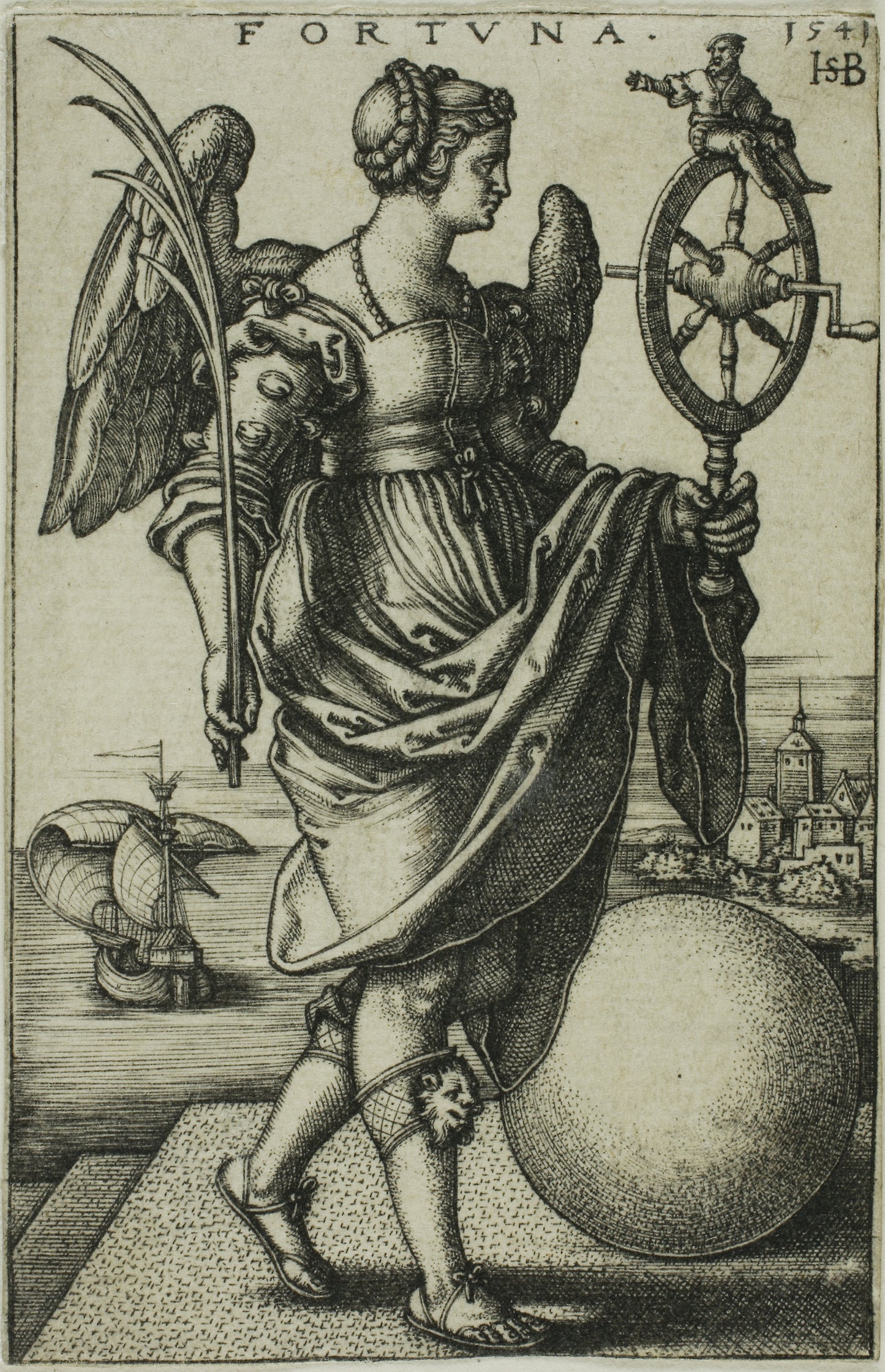 Fortune - Sebald Beham, Poster Print Wall Art