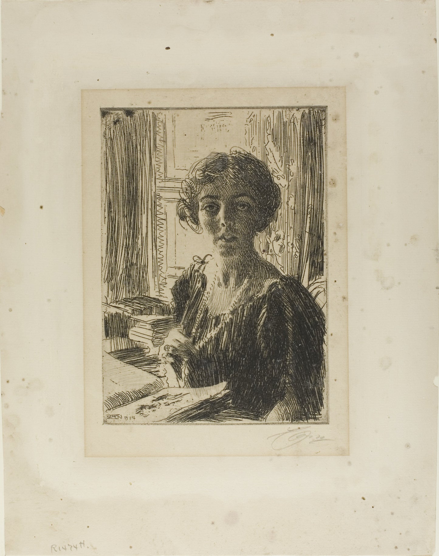 The Crown-Princess Margaret of Sweden - Anders Zorn, Poster Print Wall Art