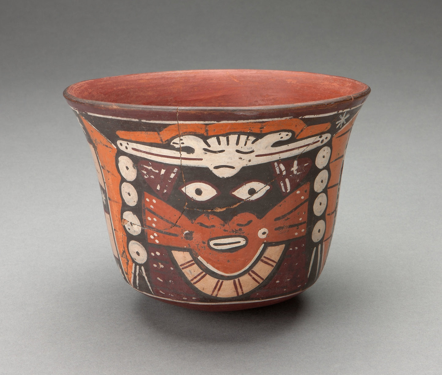 Bowl Depicting Costumed Ritual Performer - Nazca, Poster Print Wall Art