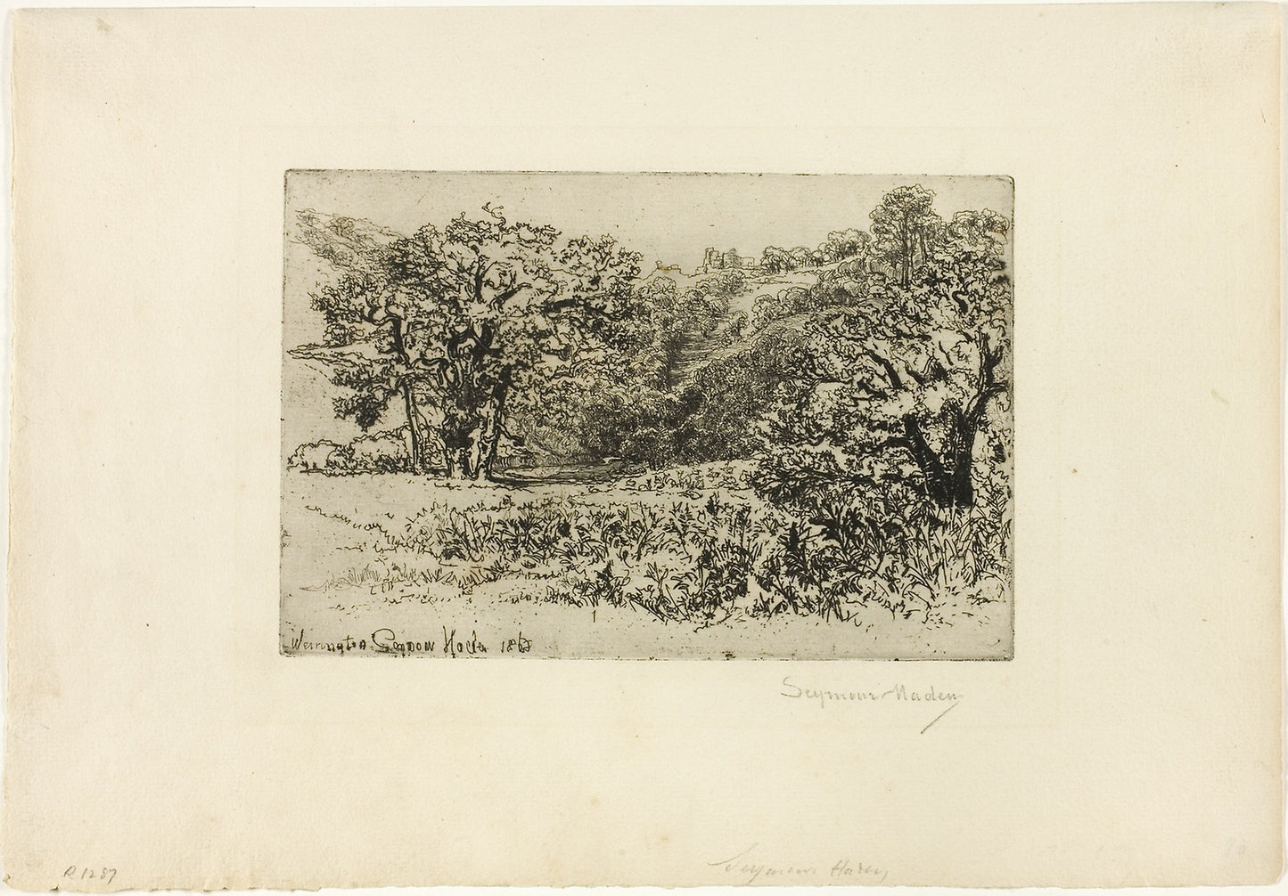 The Herd - Francis Seymour Haden, Poster Print Wall Art