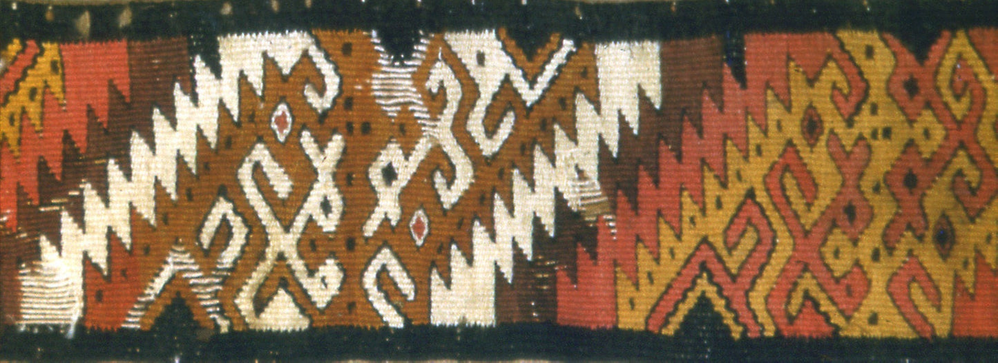 Band Fragment - Possibly north-central coast, Peru, Poster Print Wall Art