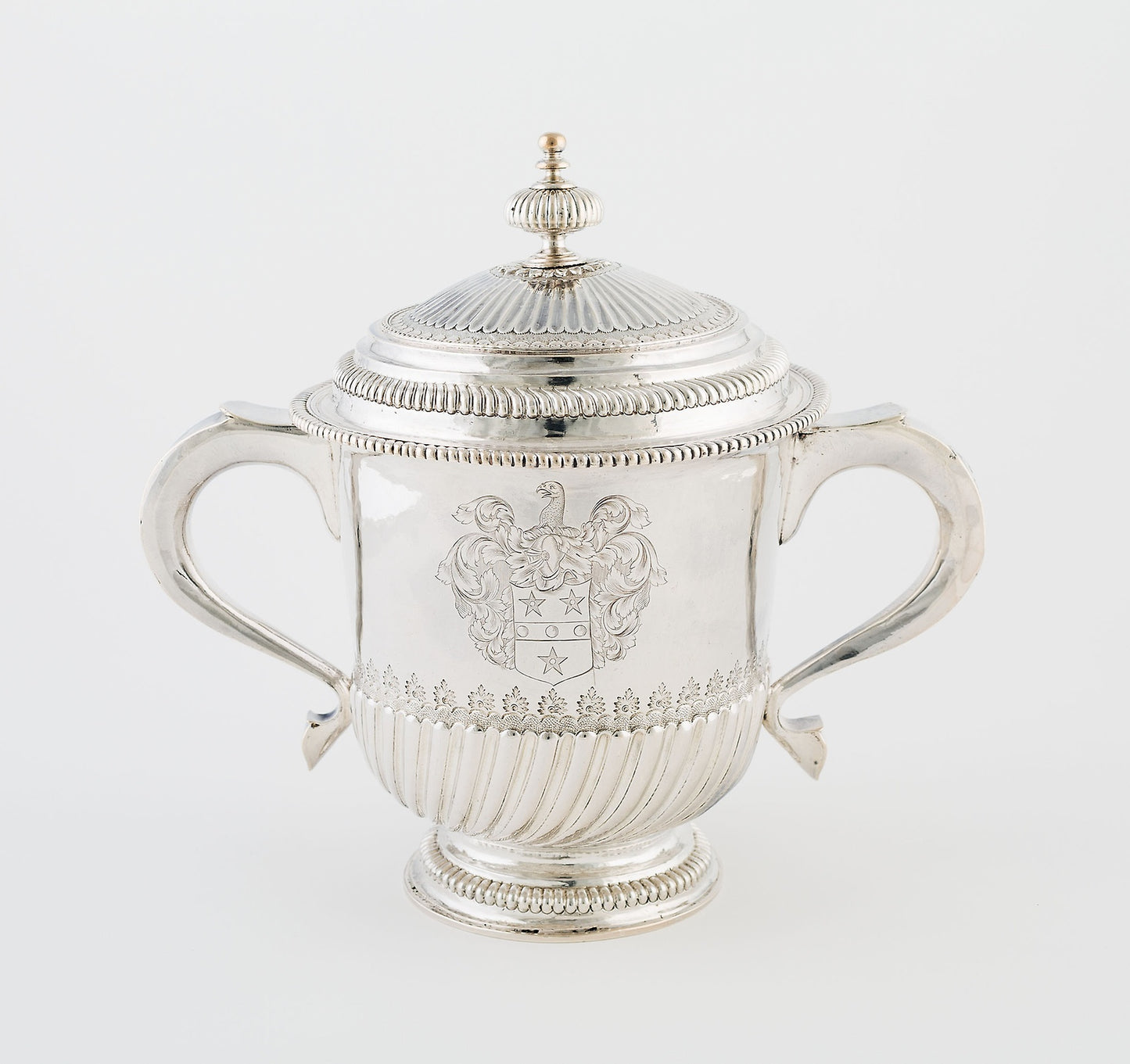Two-Handled Cup with Cover - Isaac Dighton, Poster Print Wall Art
