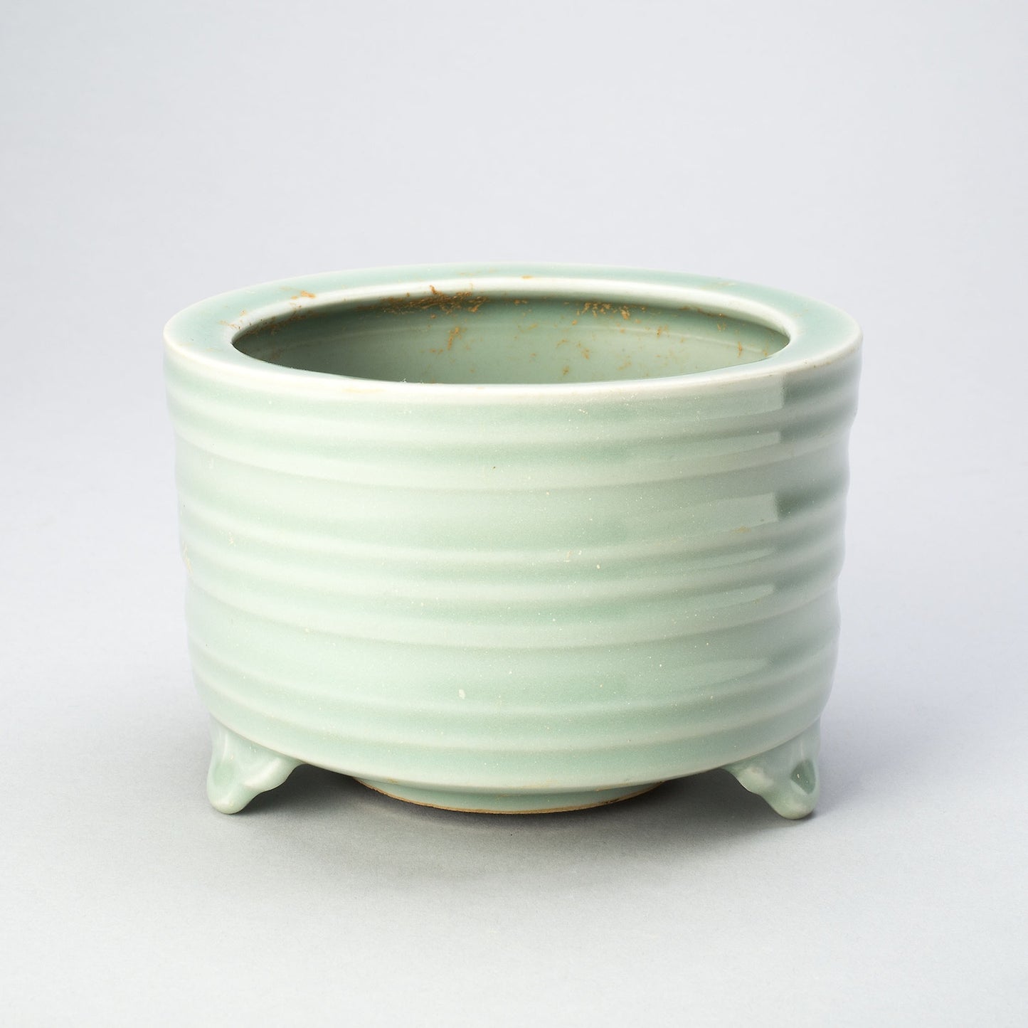 Cylindrical Tripod Censer (Incense Burner) with Cloud-Scroll Feet - China, Poster Print Wall Art