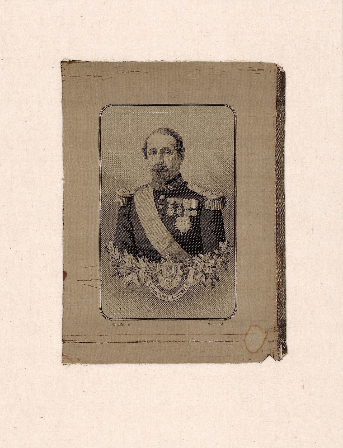 Portrait of Napoleon III (1808–1873), Emperor - Designed - Marc-Laurent Bruyas (French, 1821–1896), Poster Print Wall Art