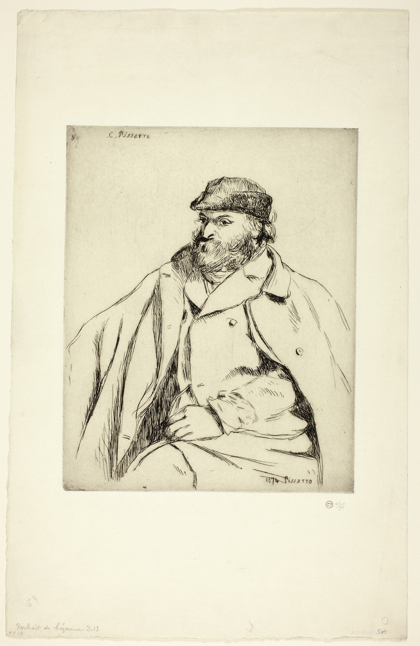 Paul Cézanne: Camille Pissarro,16x12"(A3) Poster