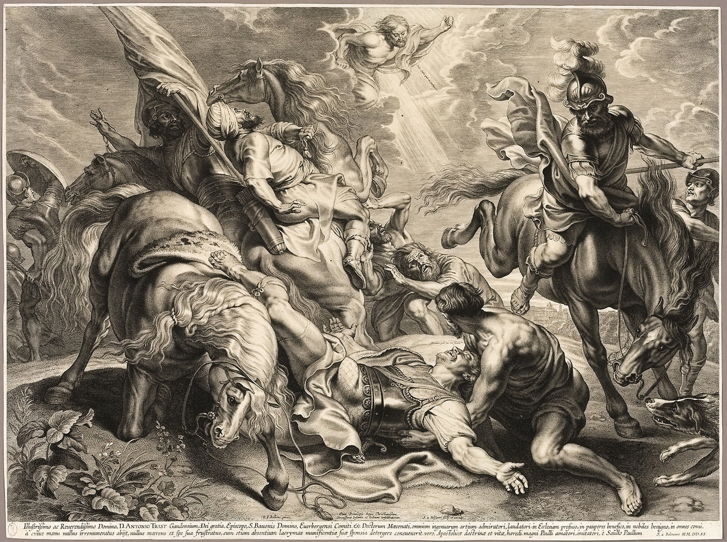 The Conversion of Saint Paul - Schelte Adamsz. Bolswert (Dutch, active in Flanders, c. 1586–1659), Poster Print Wall Art
