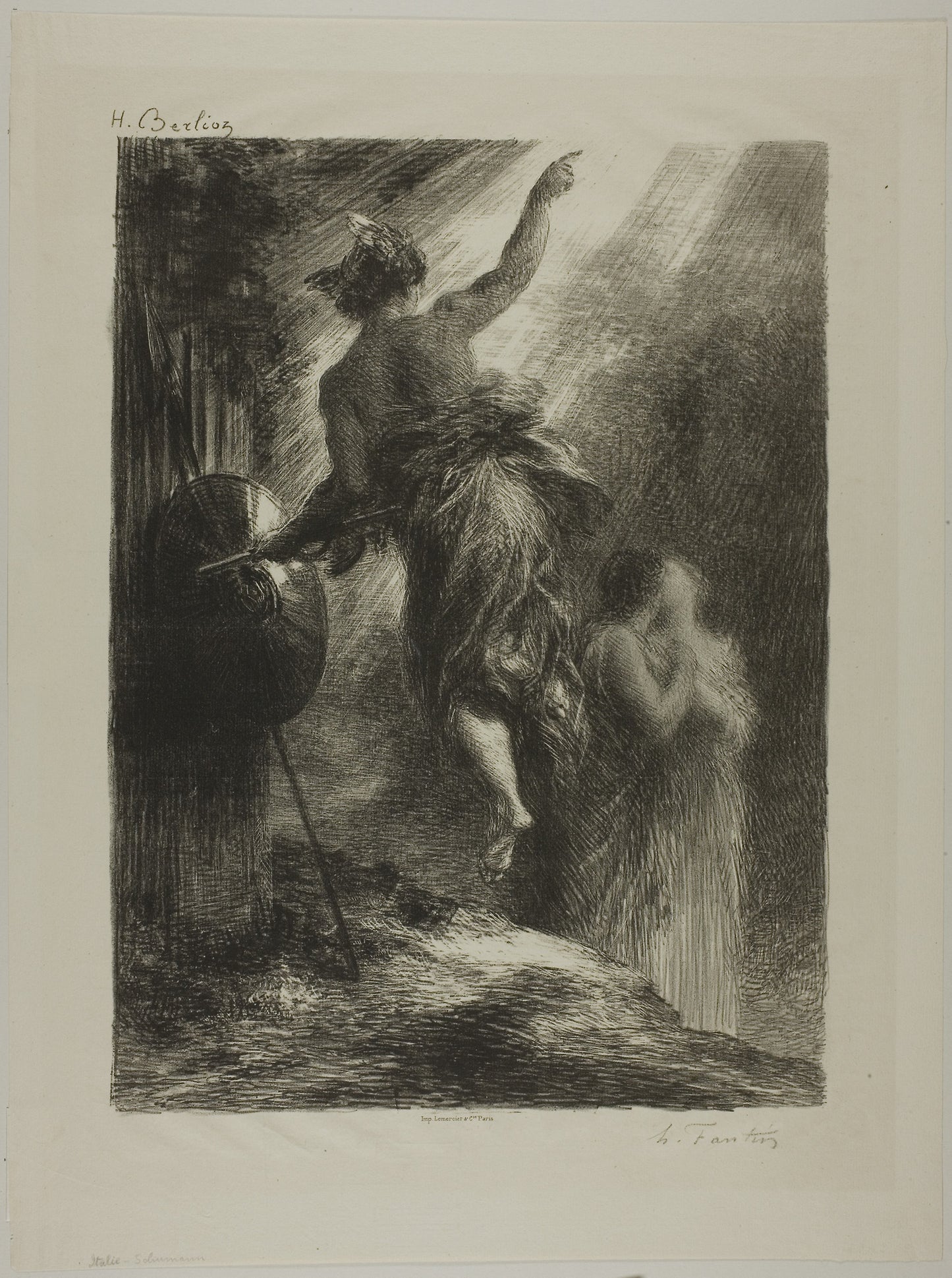 Italy! - Henri Fantin-Latour, Poster Print Wall Art
