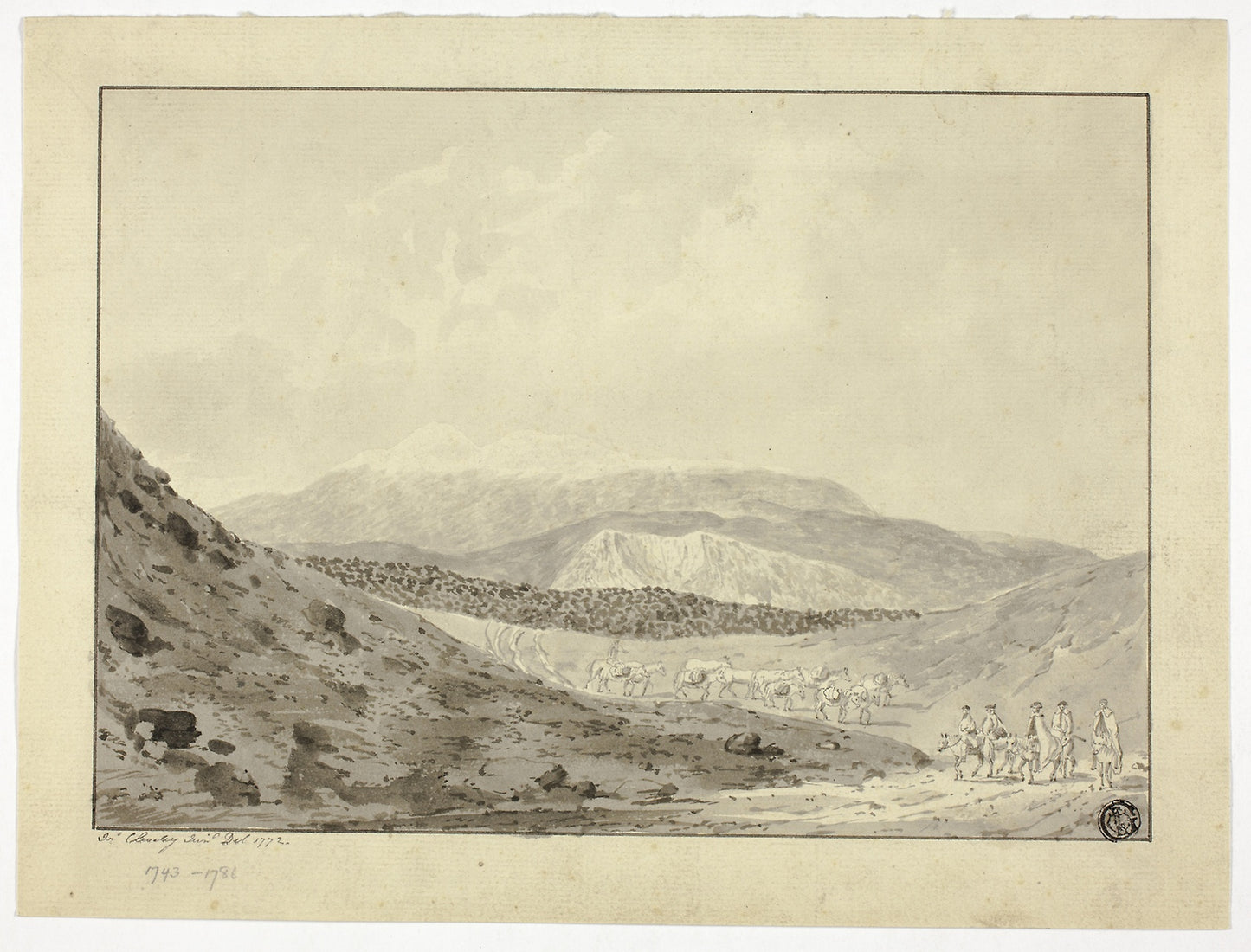 Expedition Party in Icelandic Landscape - John Clevely, II, Poster Print Wall Art