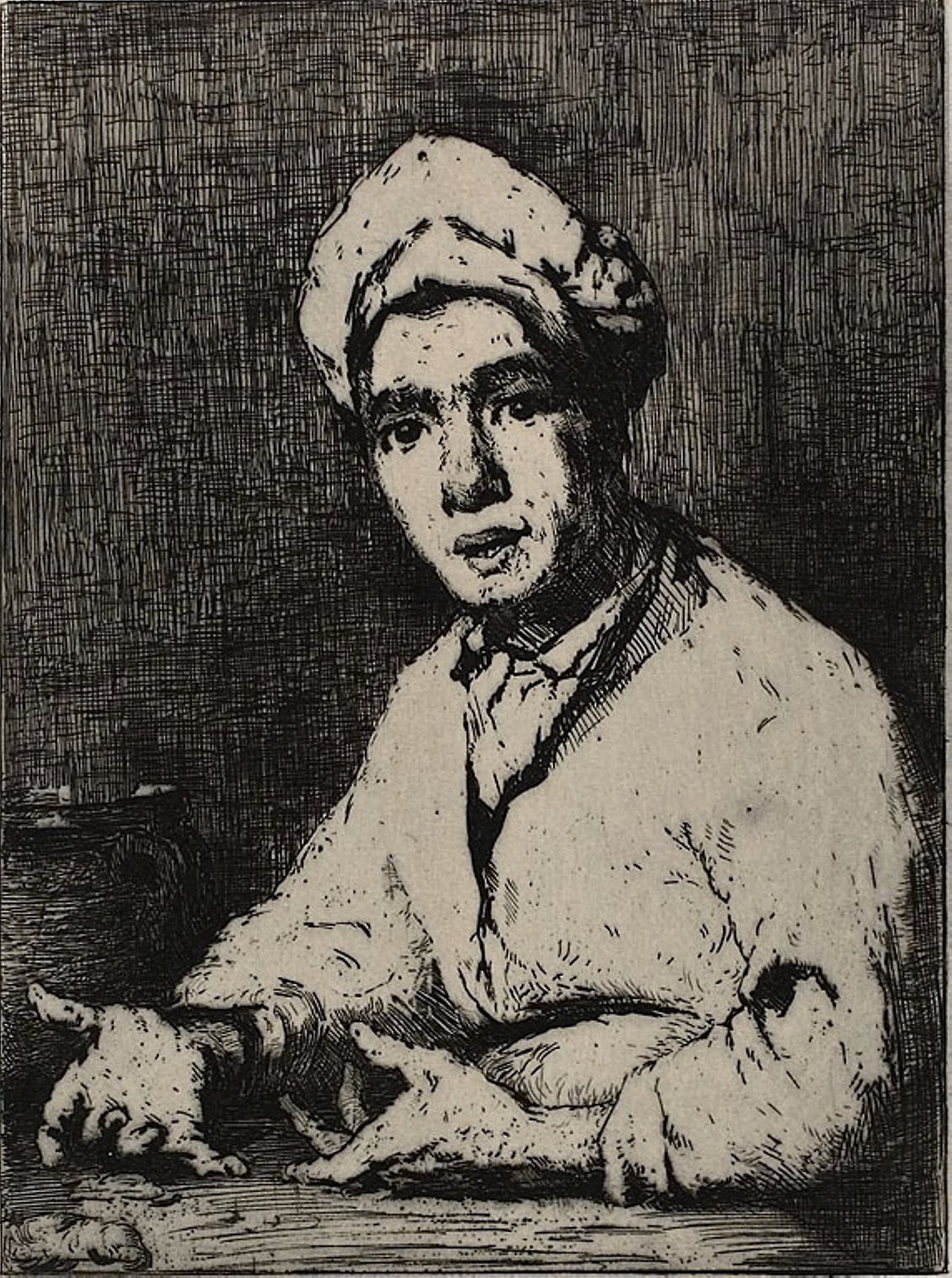 The Cook's Recipe - Théodule Augustin Ribot , Poster Print Wall Art