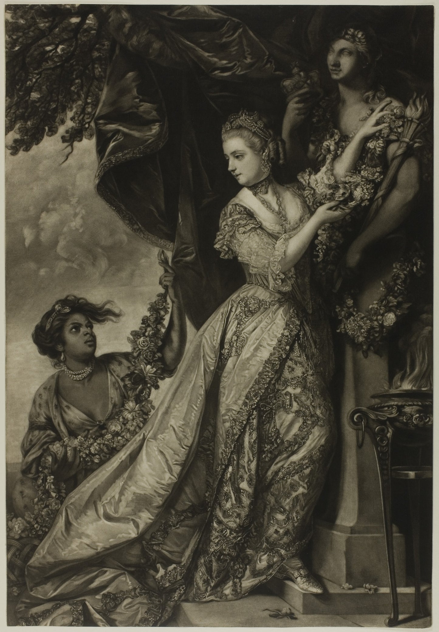 Lady Elizabeth Keppel - Edward Fisher (Irish, 1730-1785), Poster Print Wall Art
