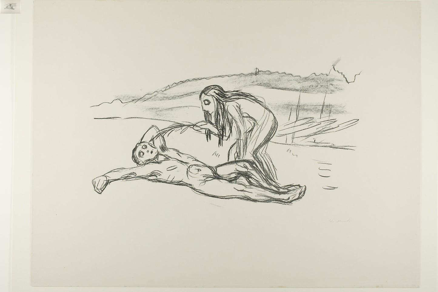 Alpha and Omega - Edvard Munch, Poster Print Wall Art