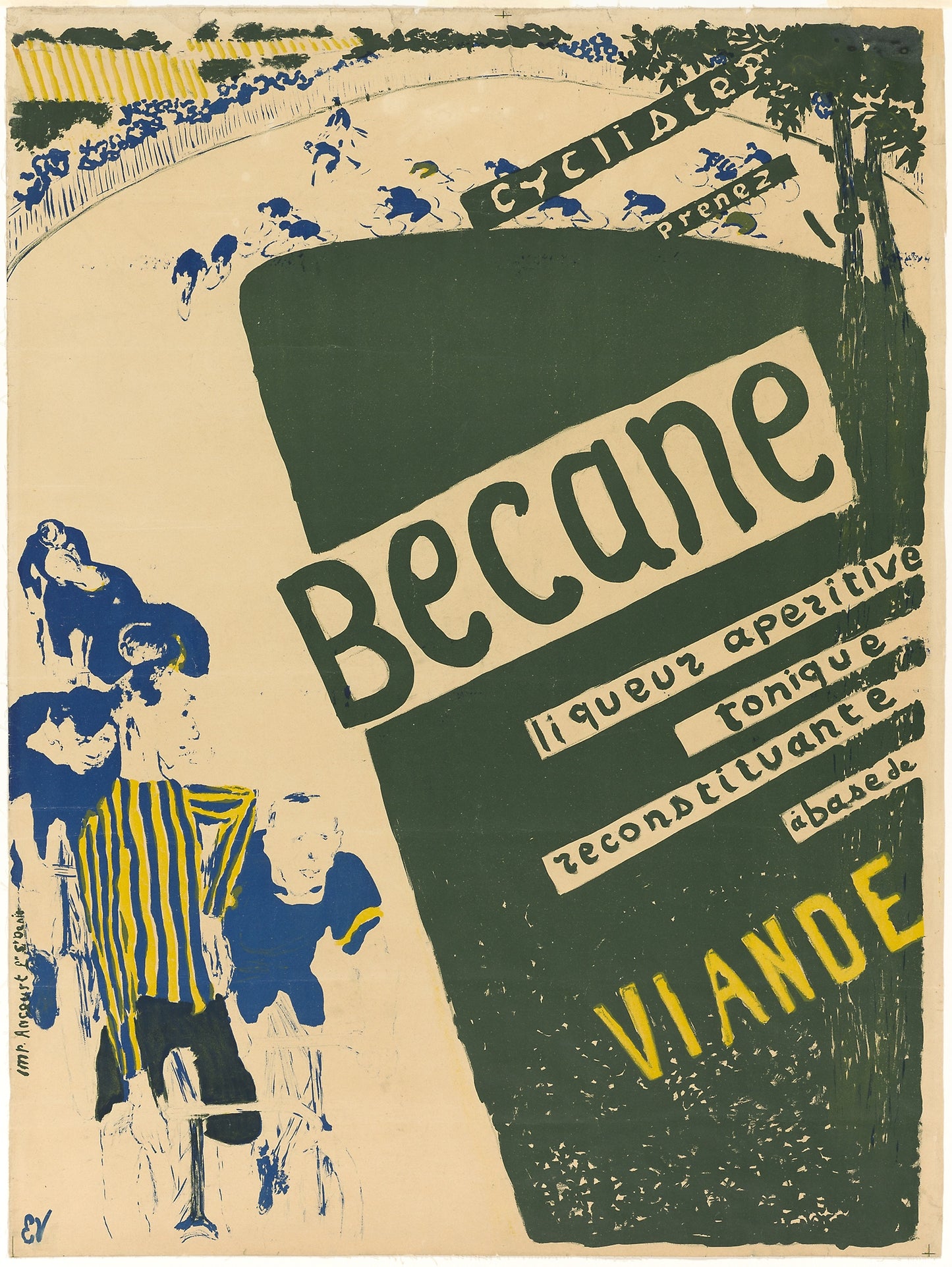 Bicycle - Edouard Jean Vuillard, Poster Print Wall Art