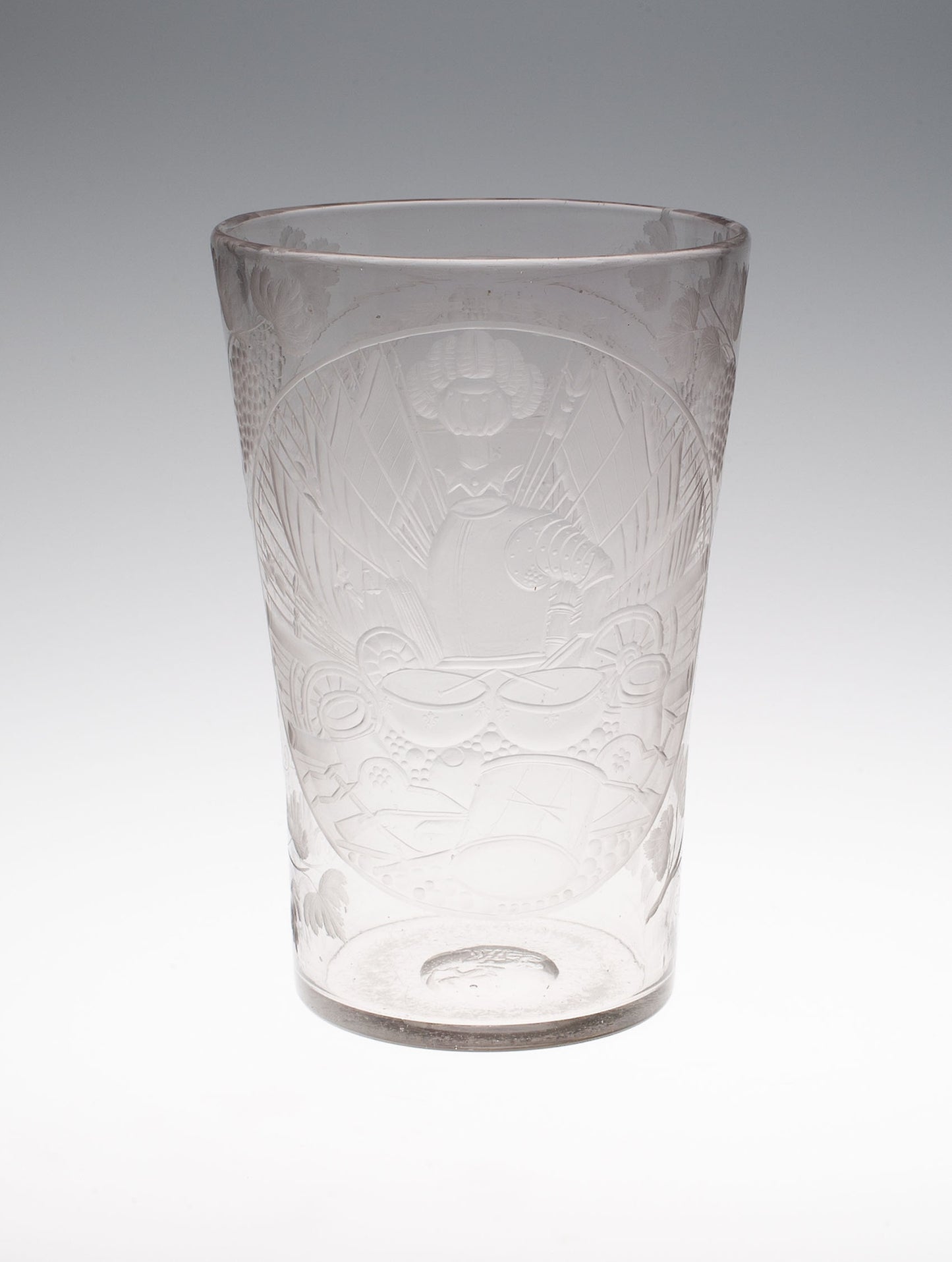 Beaker with the House of Hanover Arms (probably) - Northern Germany, Poster Print Wall Art
