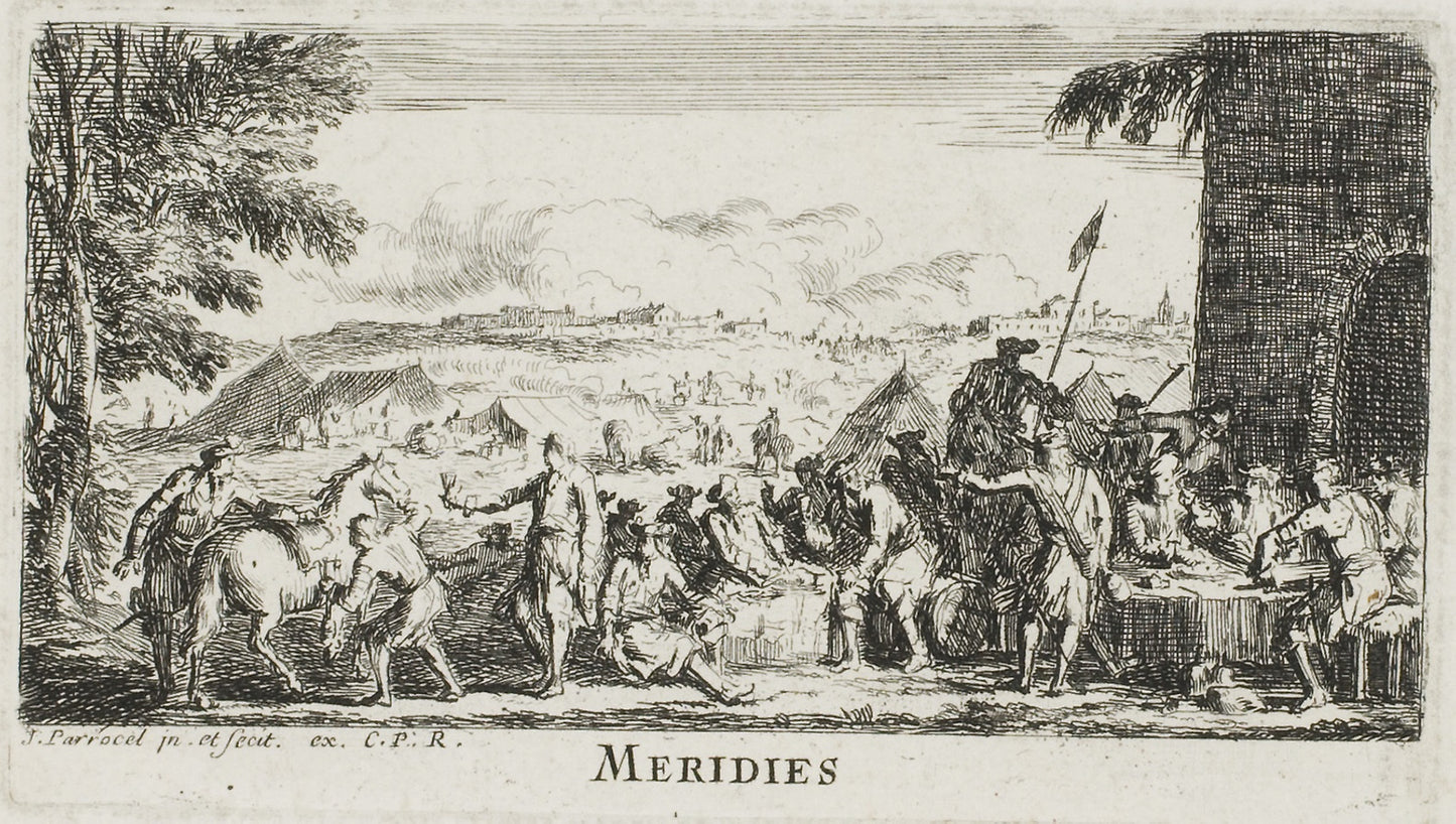 Midday, from The Hours of the Day - Joseph Parrocel, Poster Print Wall Art