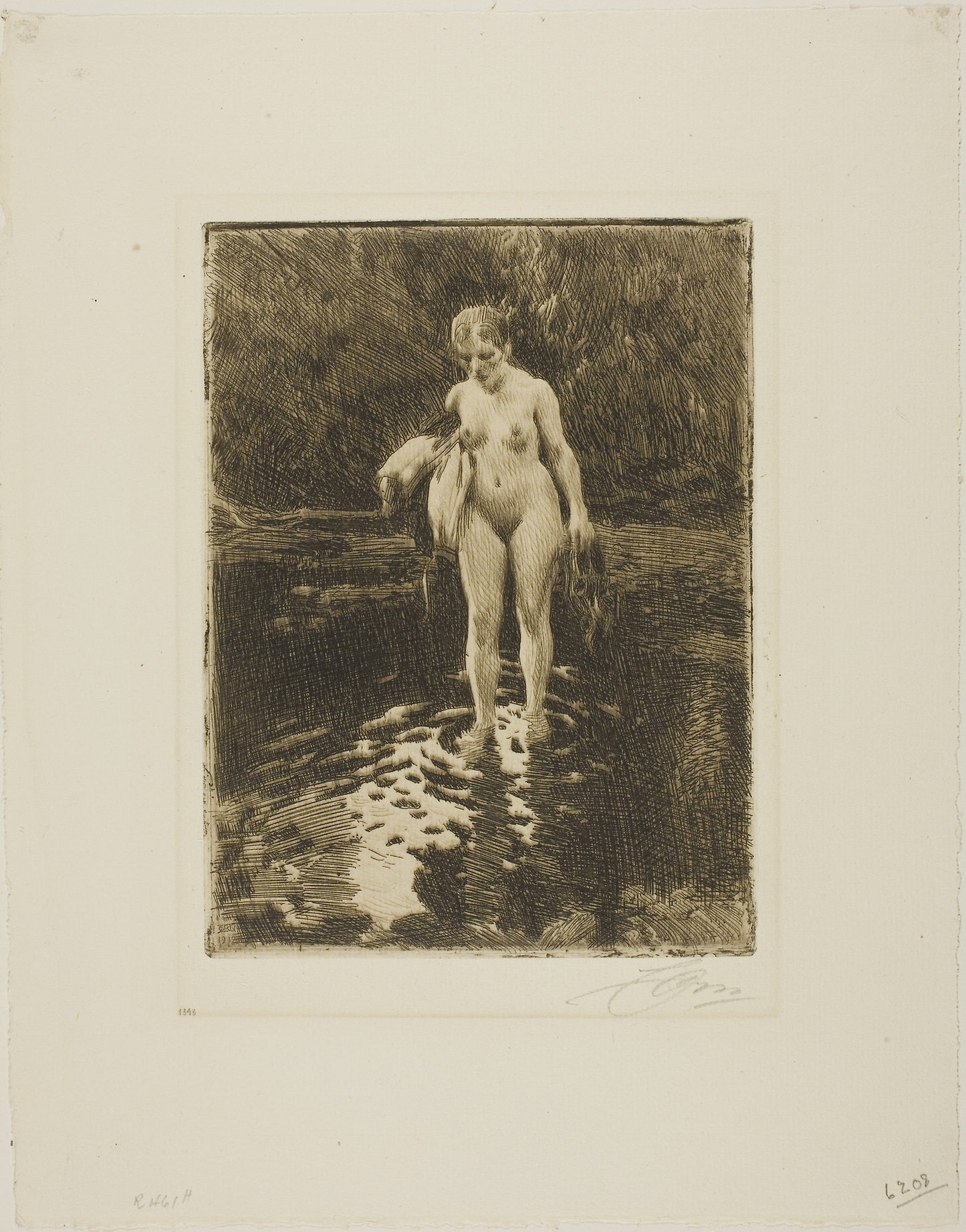The Ford - Anders Zorn, Poster Print Wall Art