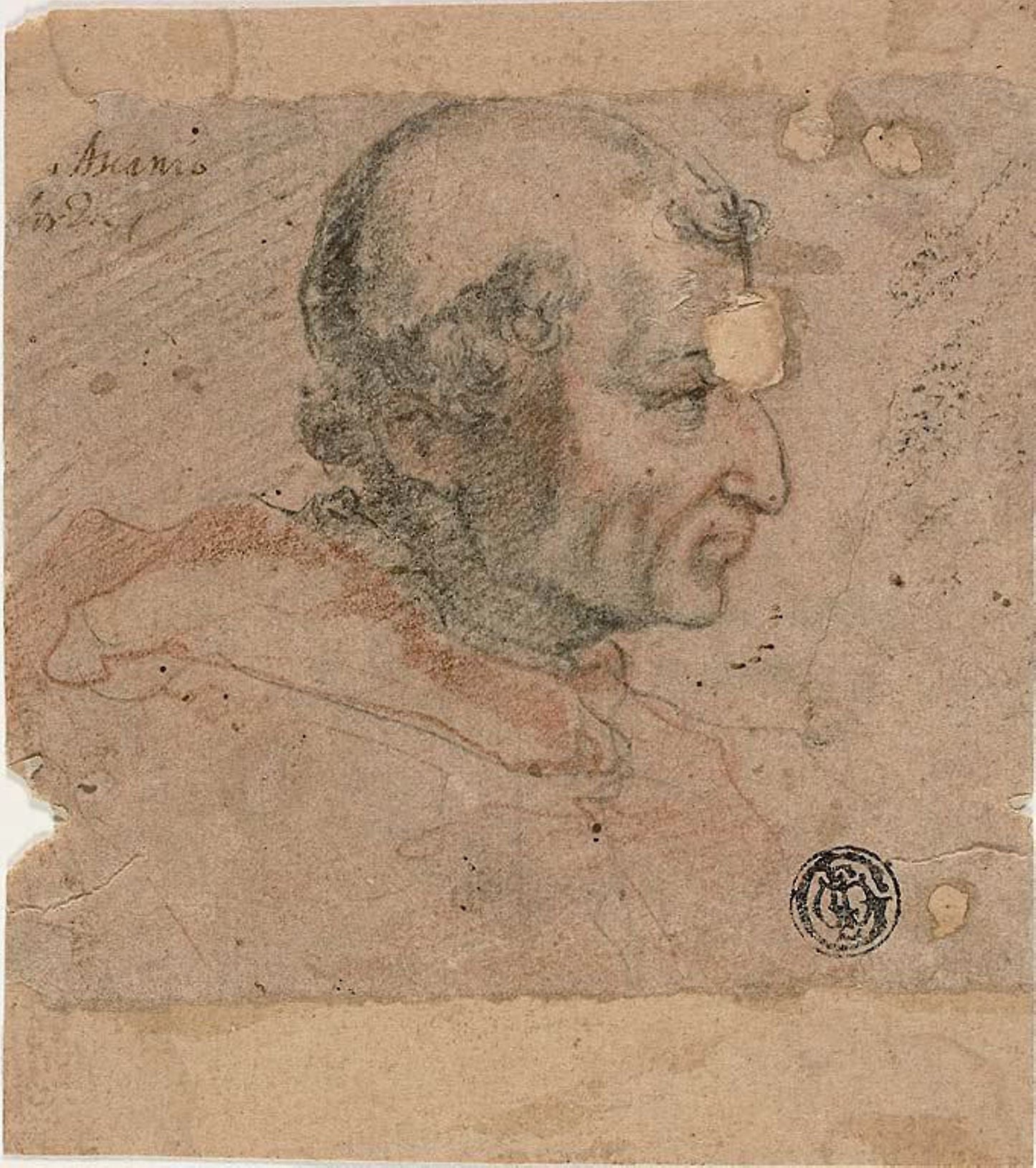 Ascanio Sforza - Circle of Federico Zuccaro, Poster Print Wall Art
