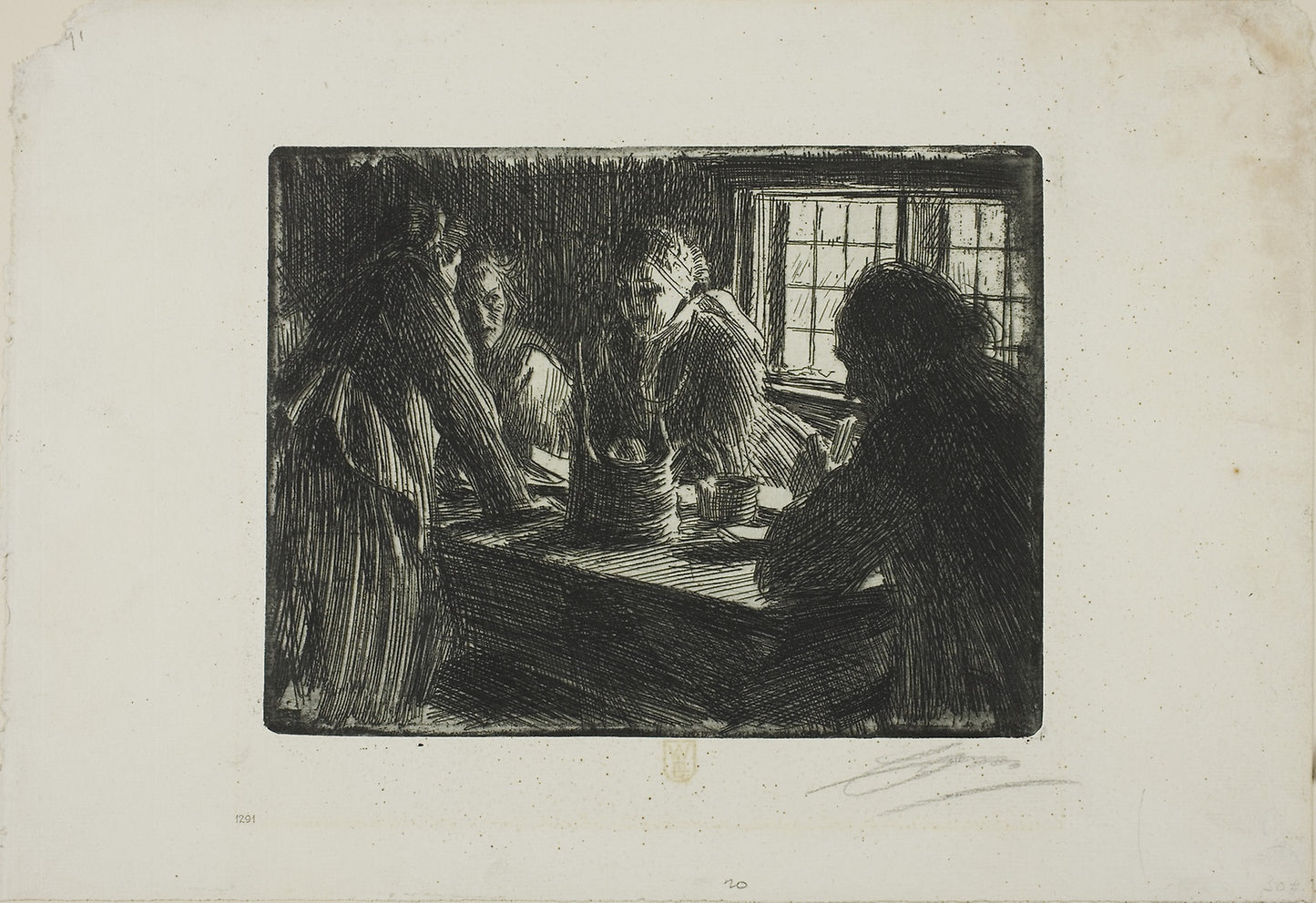 The Bride's-Maid - Anders Zorn, Poster Print Wall Art