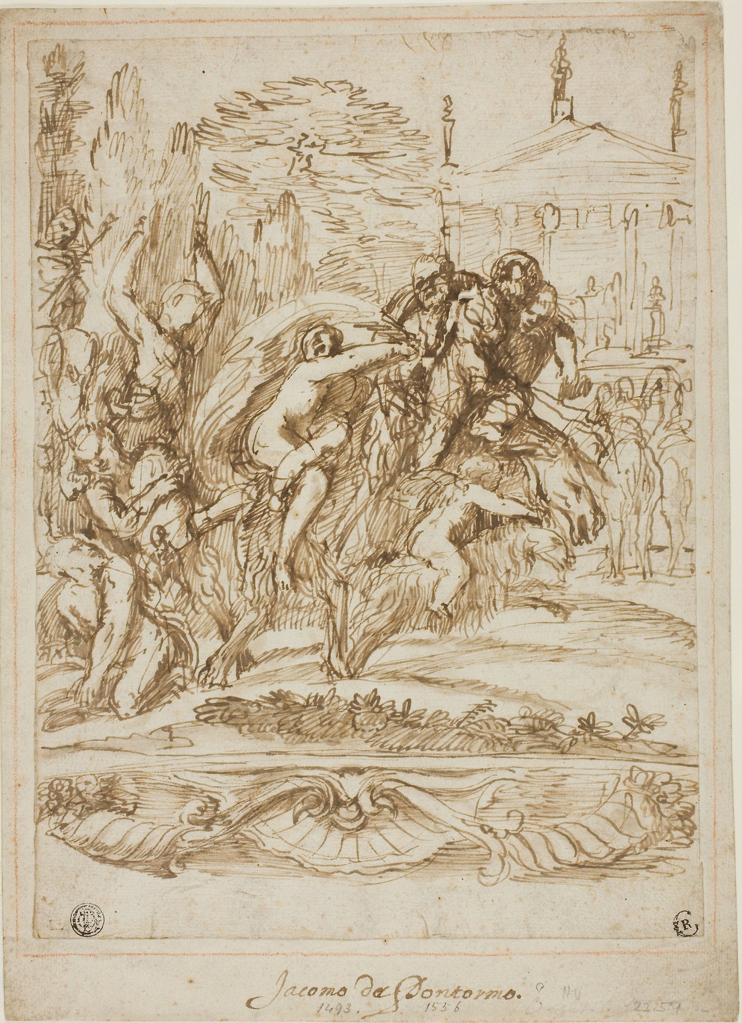 Bacchanal Scene - Unknown Artist, Poster Print Wall Art