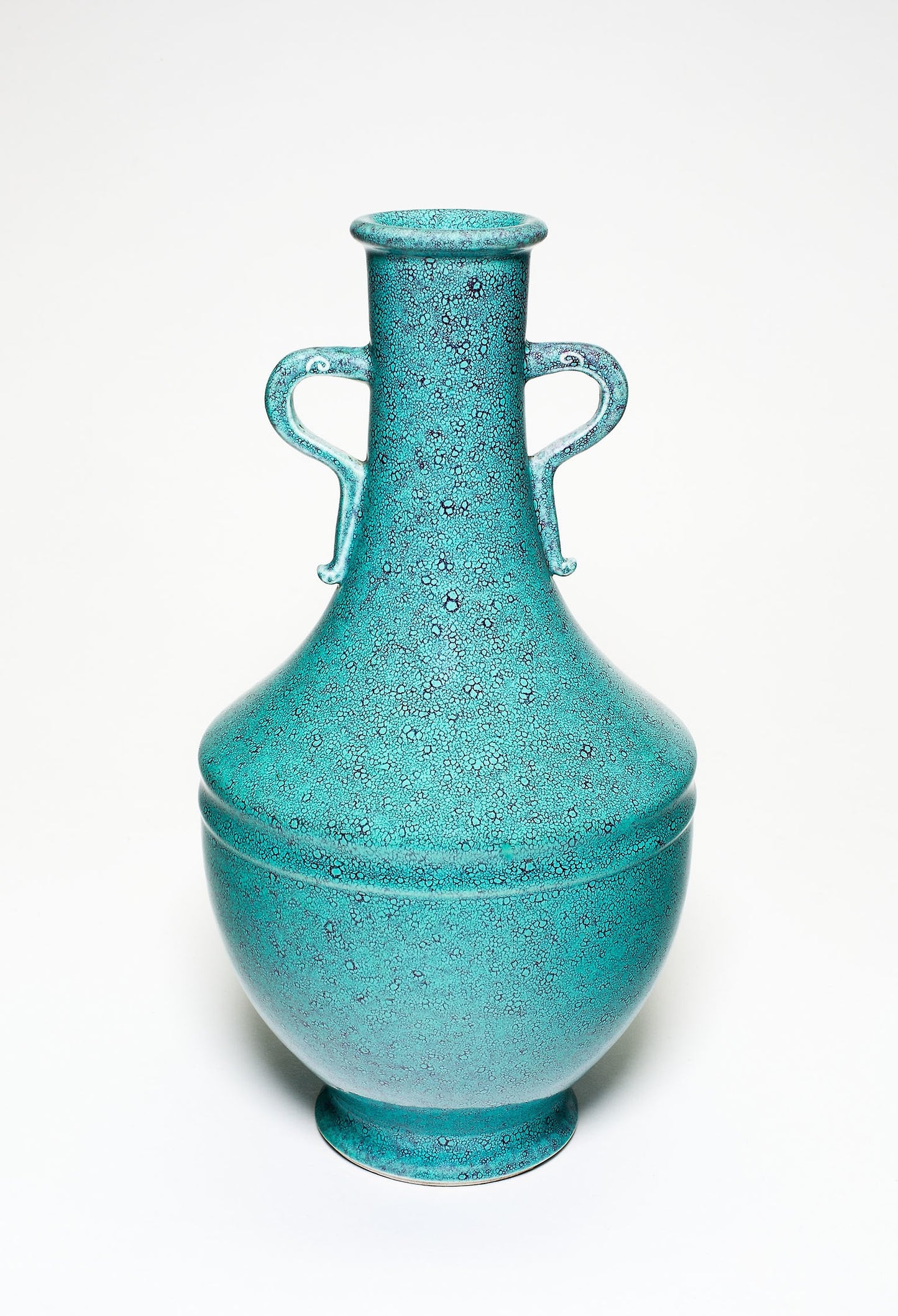 Baluster-Shaped Vase with Loop Handles - China, Poster Print Wall Art