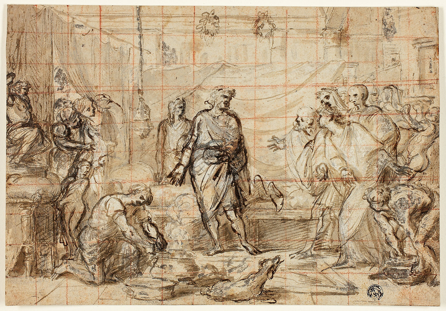 Death of Seneca - Attributed to Mathieu Ignace van Brée, Poster Print Wall Art
