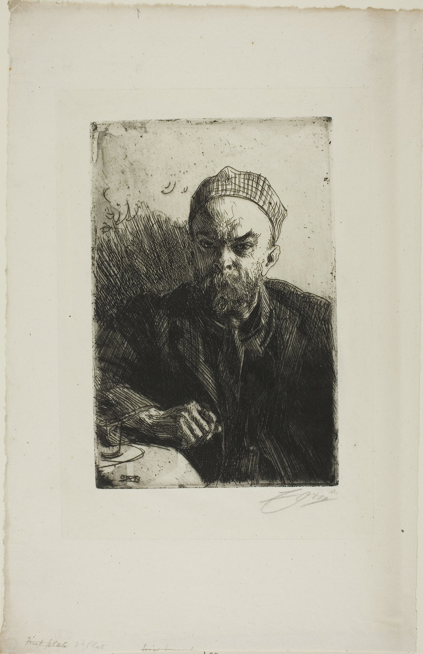 Paul Verlaine I - Anders Zorn, Poster Print Wall Art