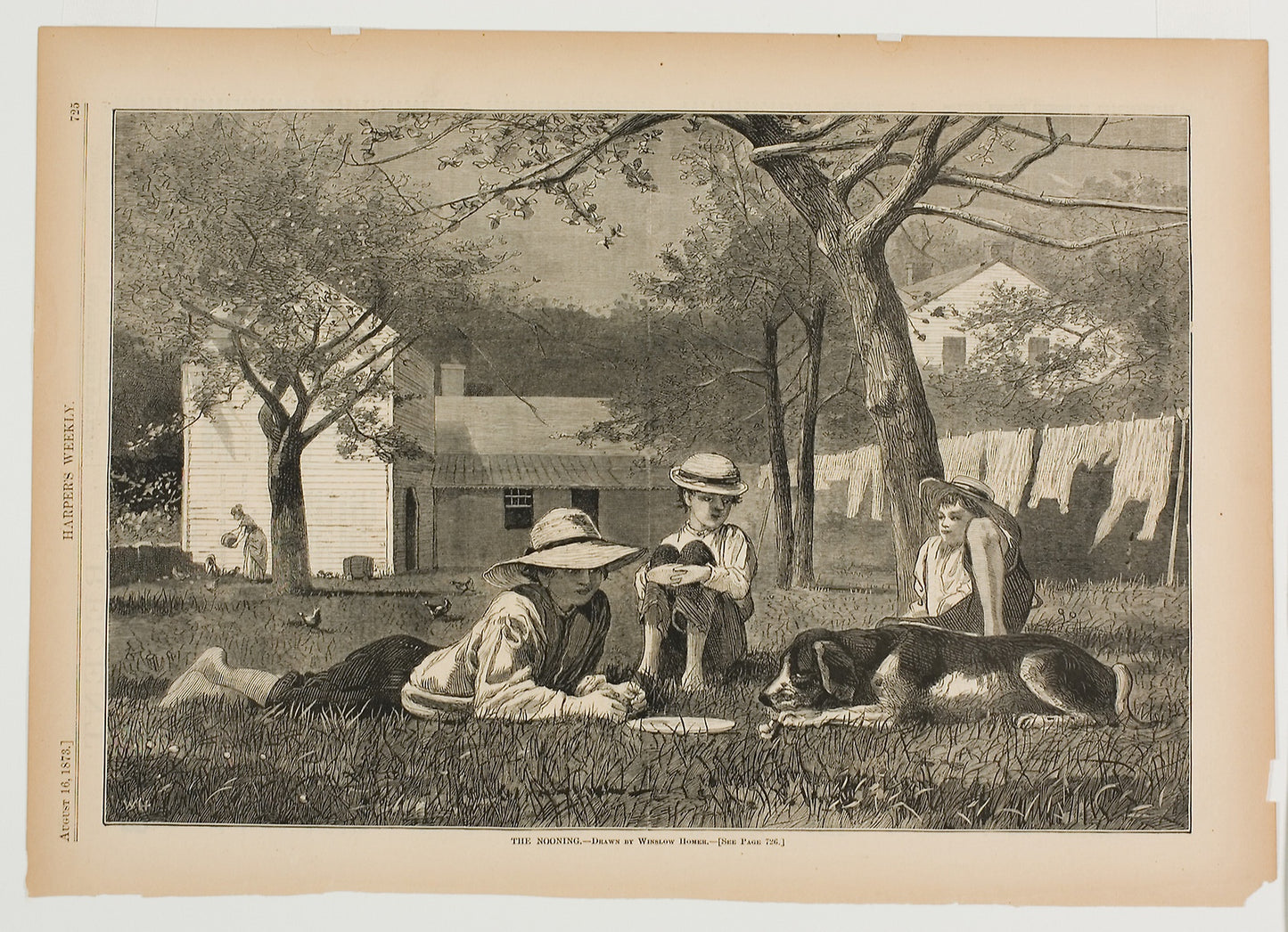 The Nooning - Winslow Homer (American, 1836-1910), Poster Print Wall Art