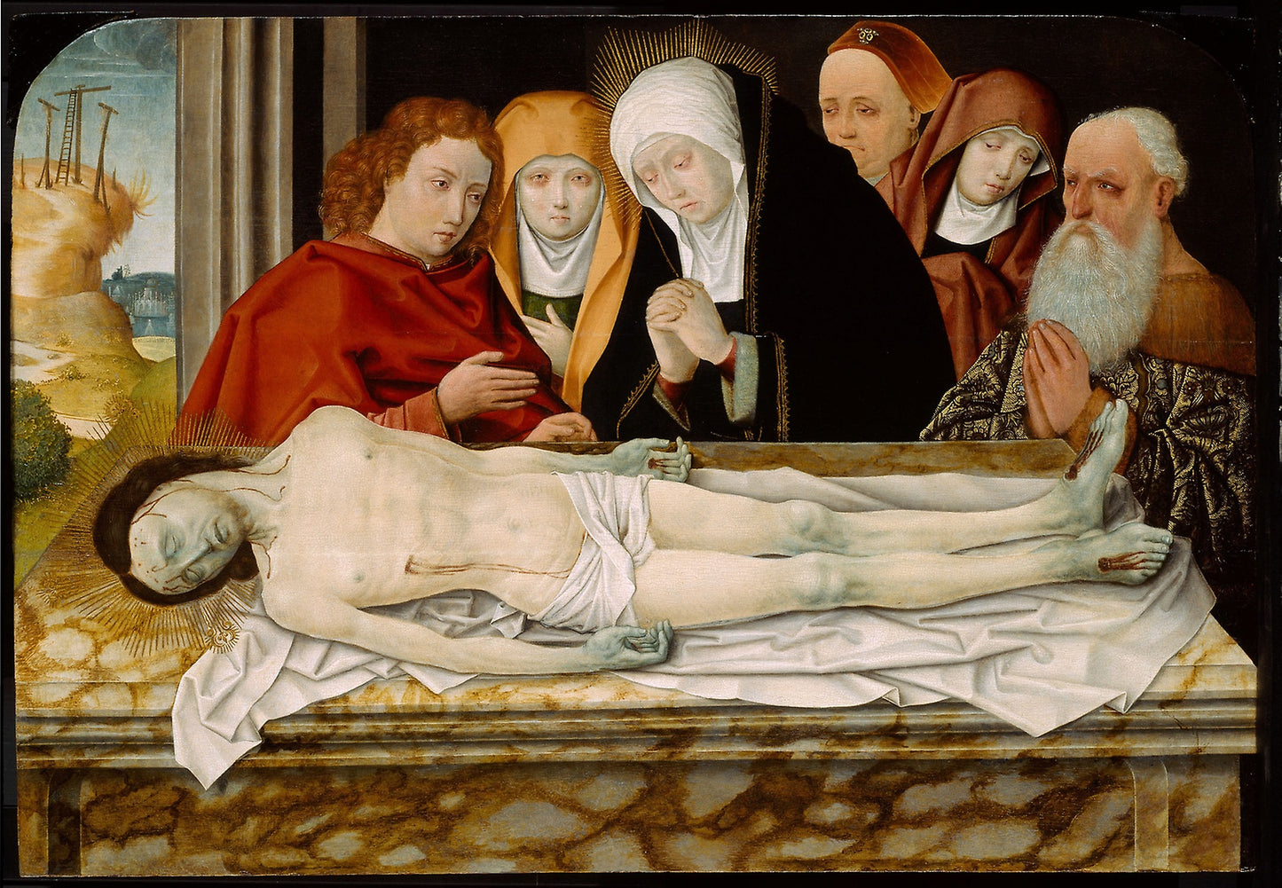 Entombment - German (Cologne?), Poster Print Wall Art