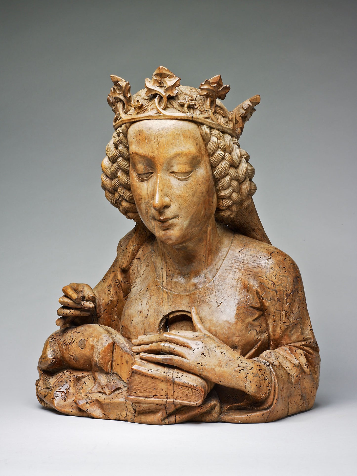 Reliquary Bust of Saint Margaret of Antioch - Niclaus Gerhaert von Leyden and workshop, Poster Print Wall Art