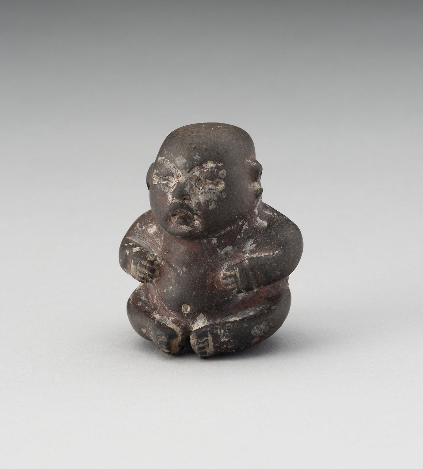 Seated Infant Figurine - Middle pre-Classic, Poster Print Wall Art