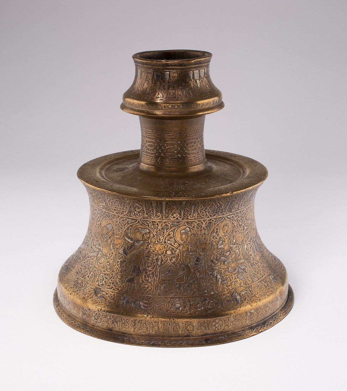 Candlestick (Sham'dan) with Scenes of Monthly Labors - Eastern Turkey, Poster Print Wall Art