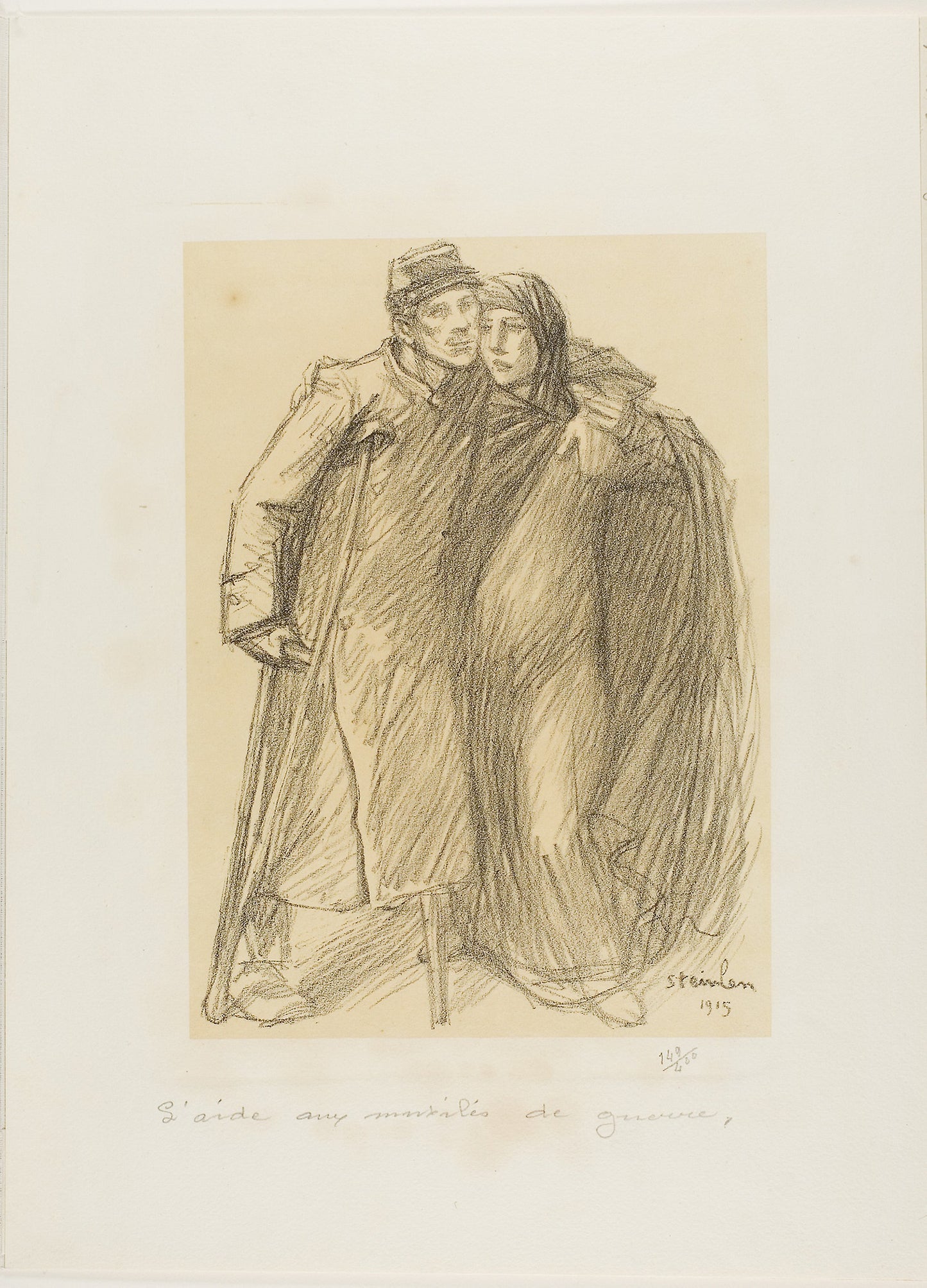 Aid to Those Mutilated in the War, plate one from Actualités - Théophile-Alexandre Steinlen (French, born Switzerland, 1859-1923), Poster Print Wall Art