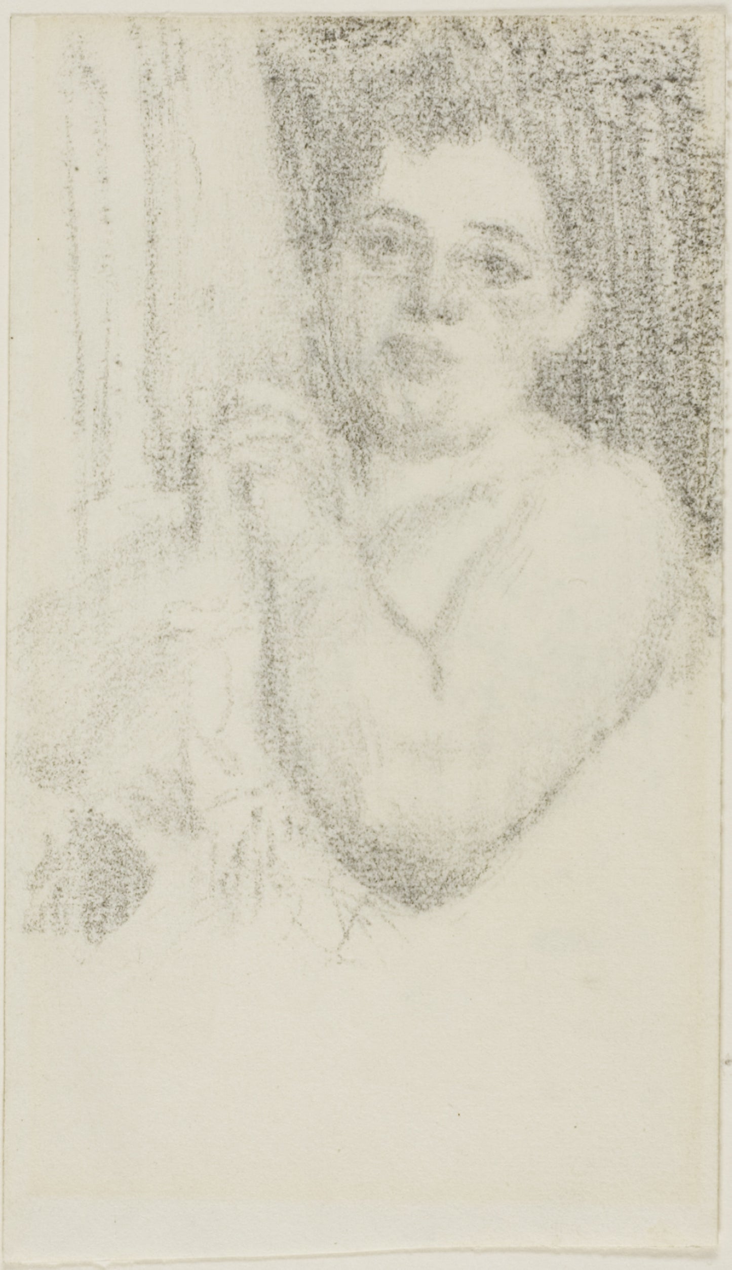 Woman with Hands Clasped - Anders Zorn, Poster Print Wall Art