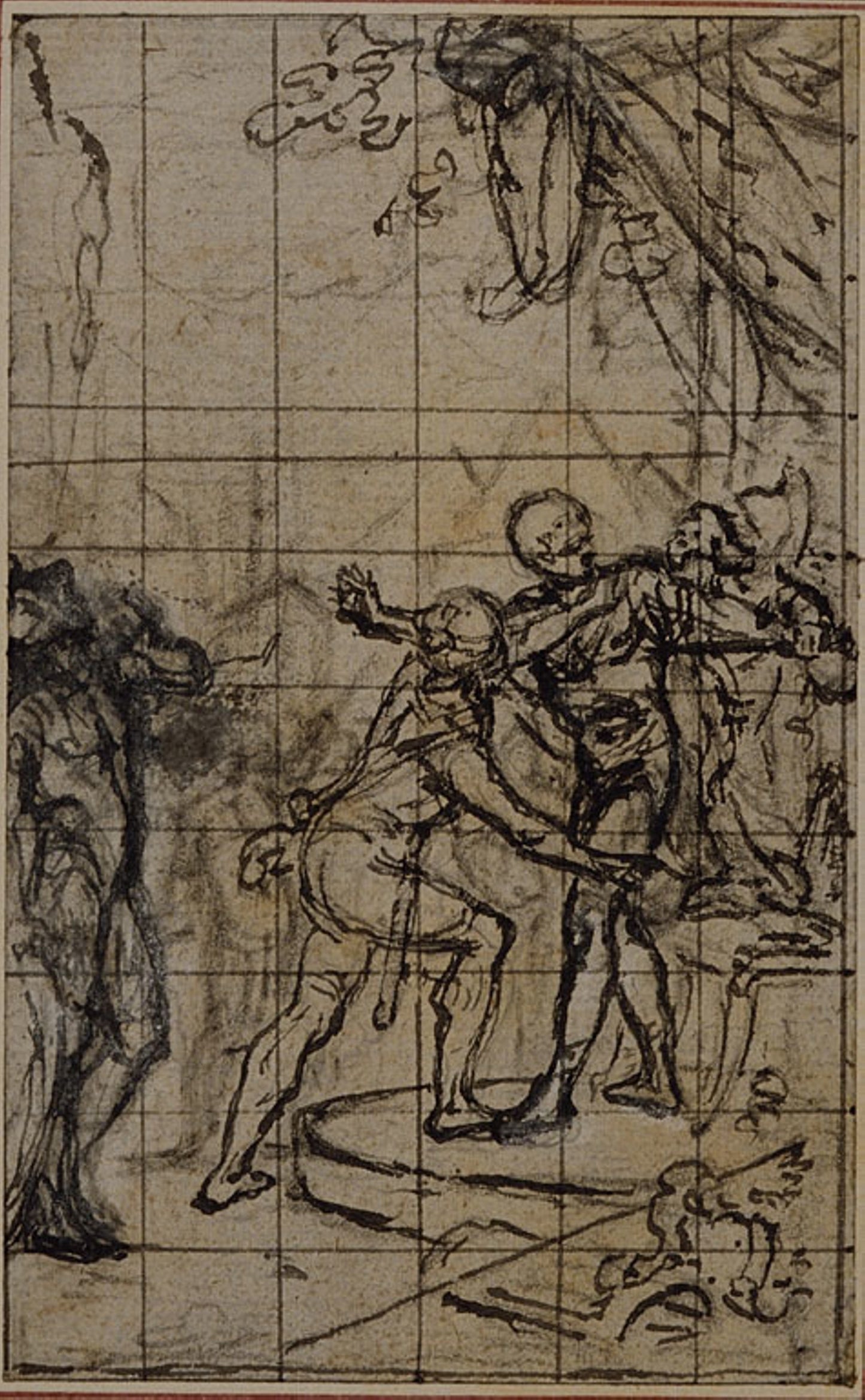Study for an illustration in Tacitus "Tibère, ou Les Six Premiers Livres des Annales" Book I, Vol. 1, 2nd Study - Hubert François Gravelot, Poster Print Wall Art