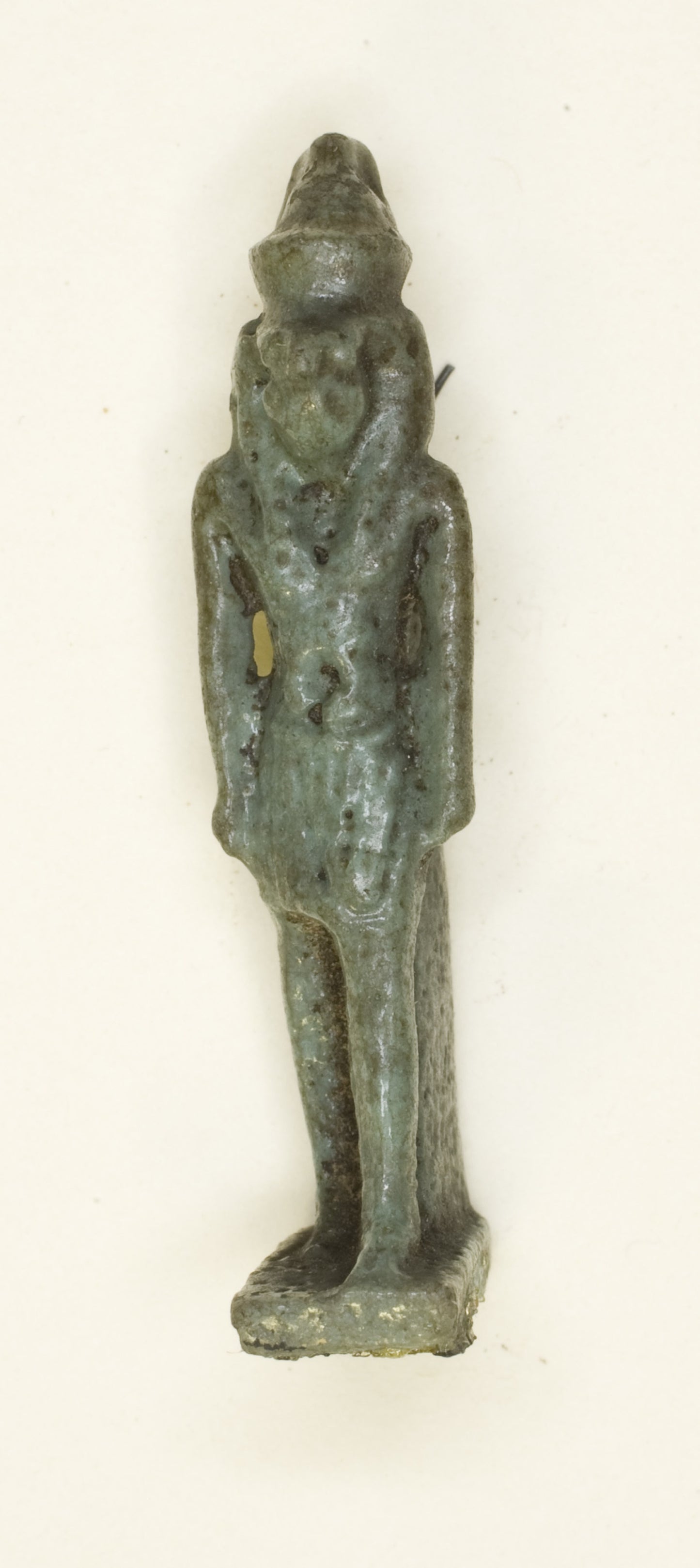 Amulet of the God Horus (?) with Double Crown - Egyptian, Poster Print Wall Art