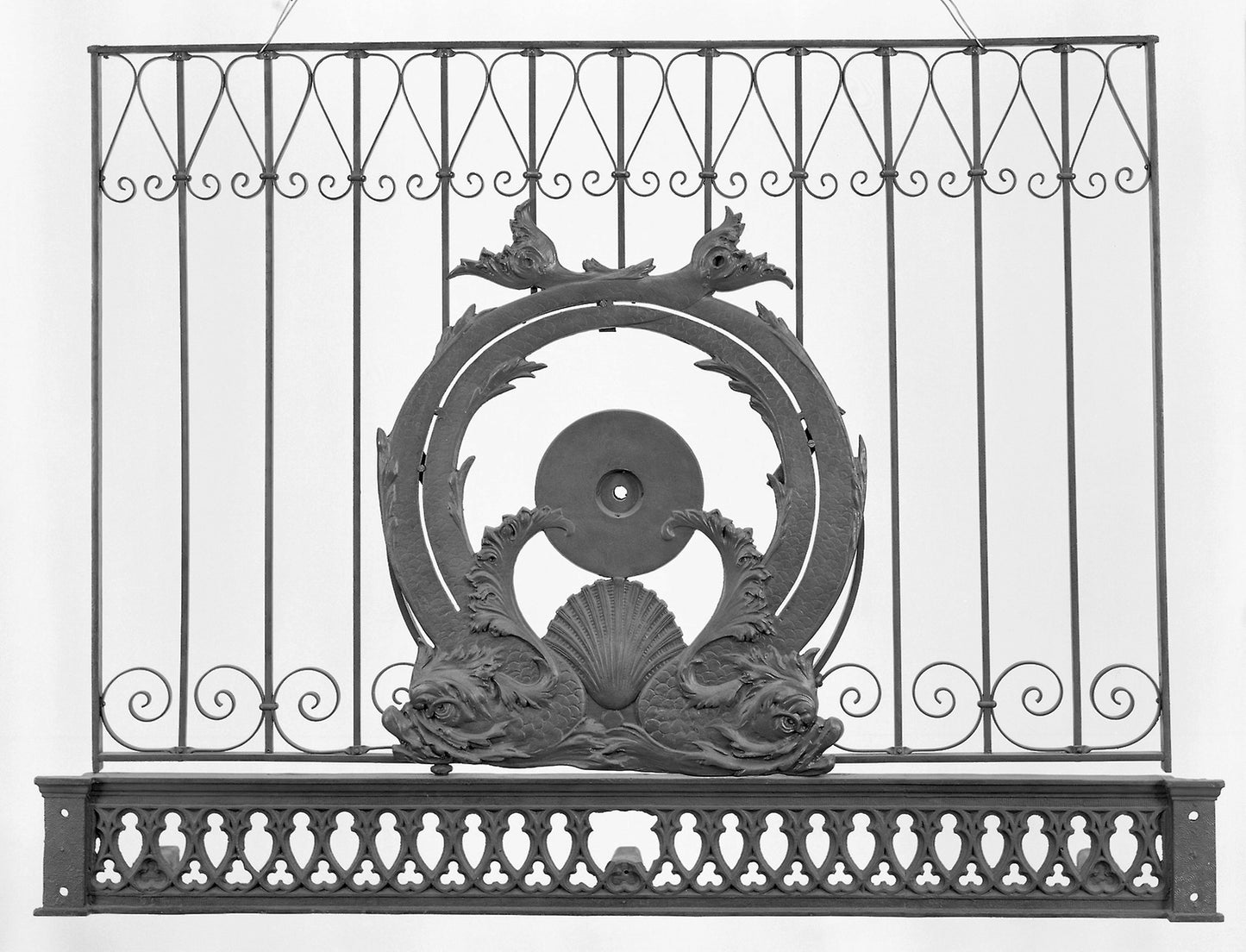 Fisher Building, 343 South Dearborn Street, Chicago, Illinois - Upper Portion of Elevator Grille - Designer - Charles Atwood (American, 1849-1895), Poster Print Wall Art