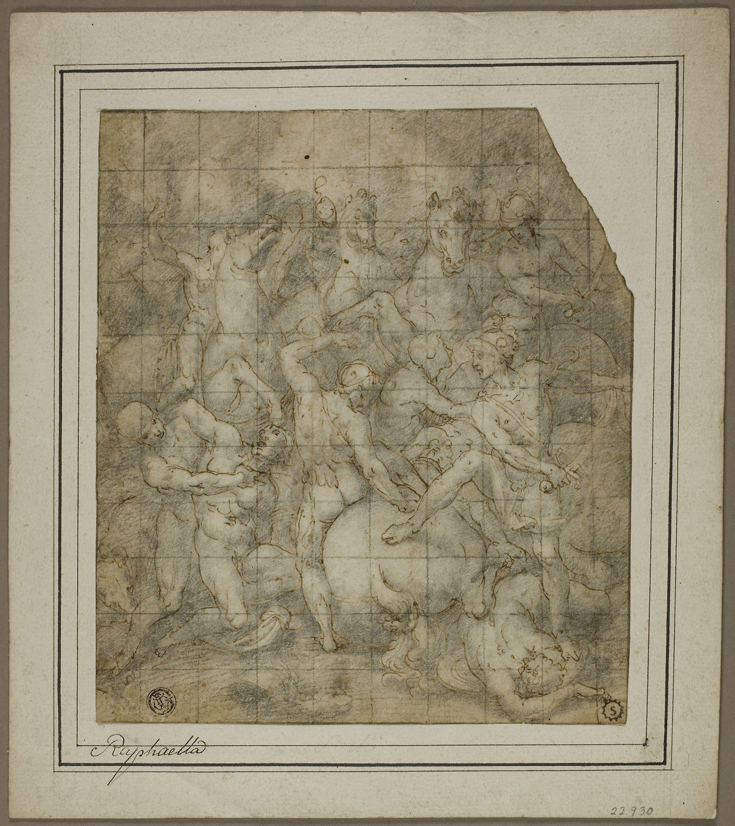 Battle Scene - Giovanni Balducci, called il Cosci, Poster Print Wall Art
