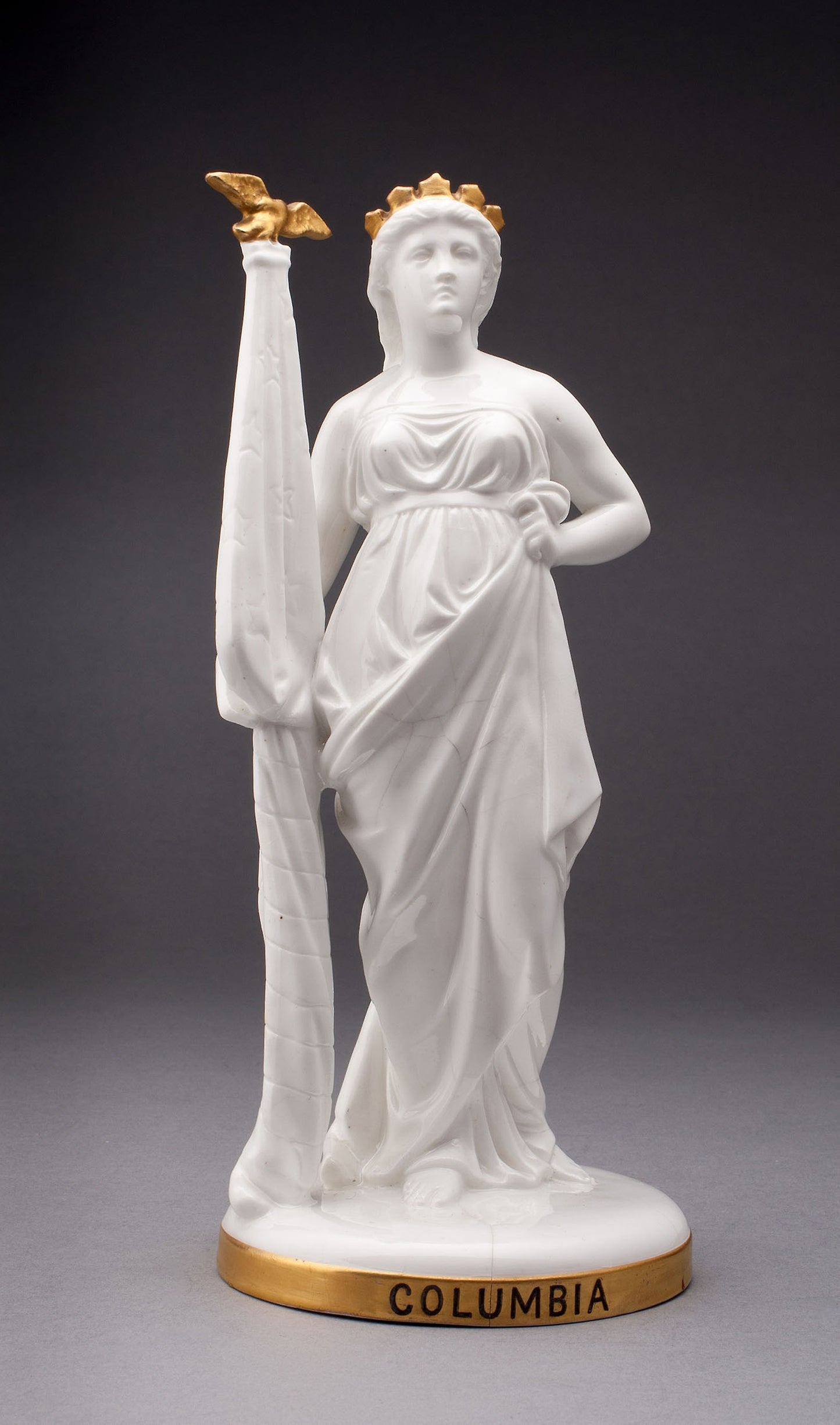 Allegorical Figure of Columbia - Mintons Ltd., Poster Print Wall Art