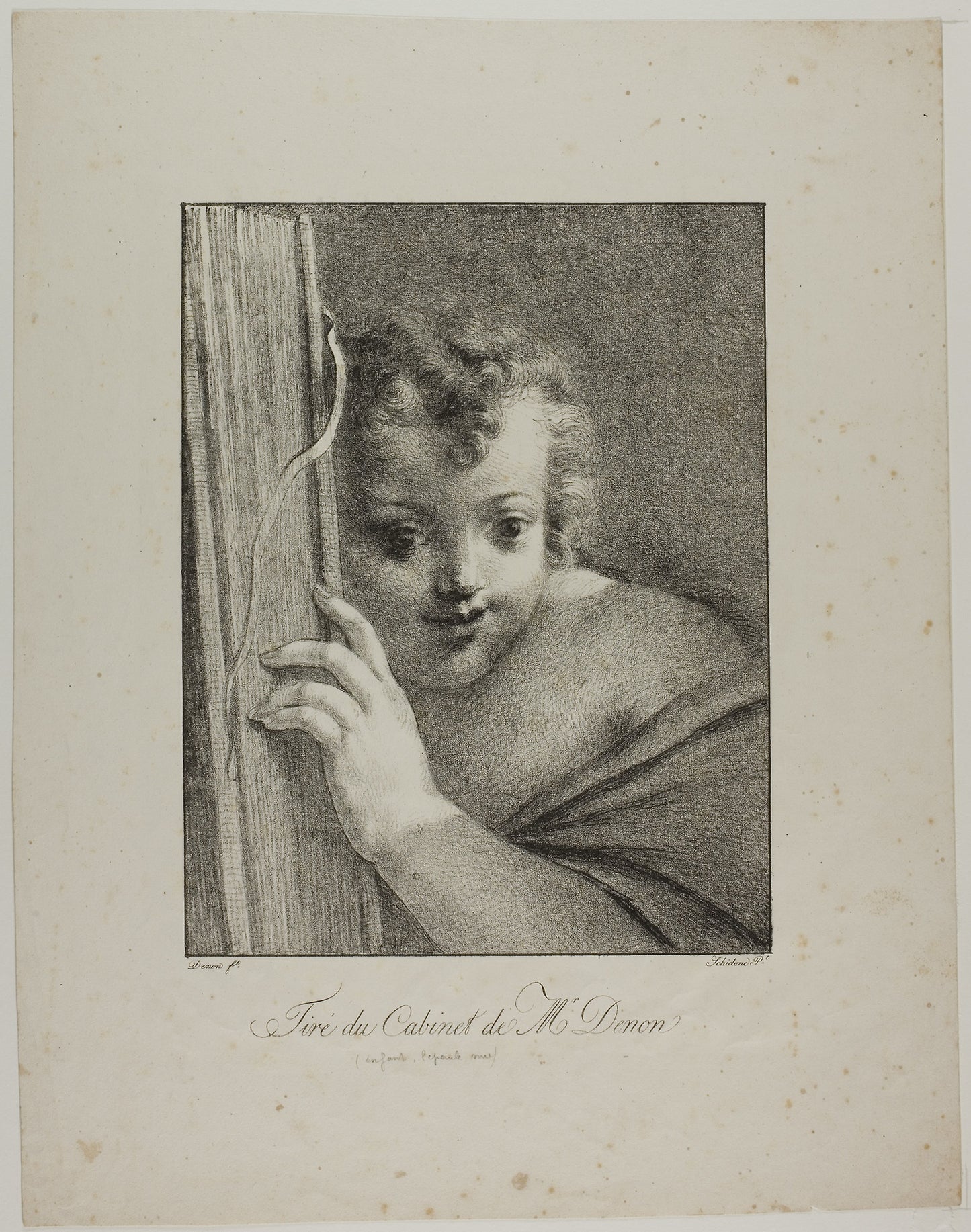 Cupid - Dominique-Vivant Denon (French, 1747-1825), Poster Print Wall Art