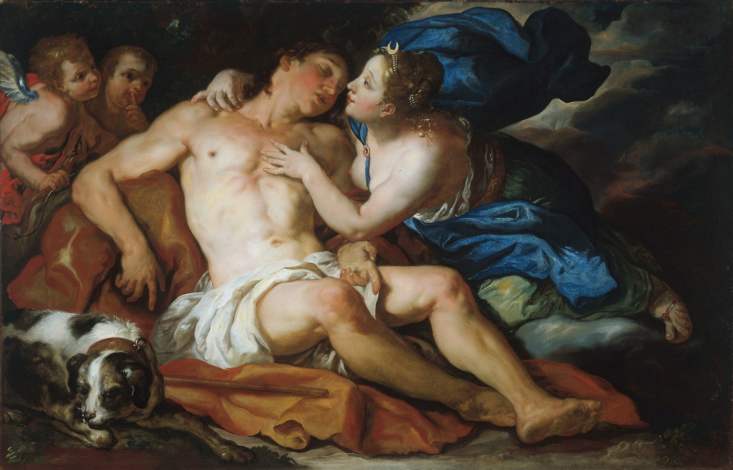 Diana and Endymion - Johann Michael Rottmayr, Poster Print Wall Art