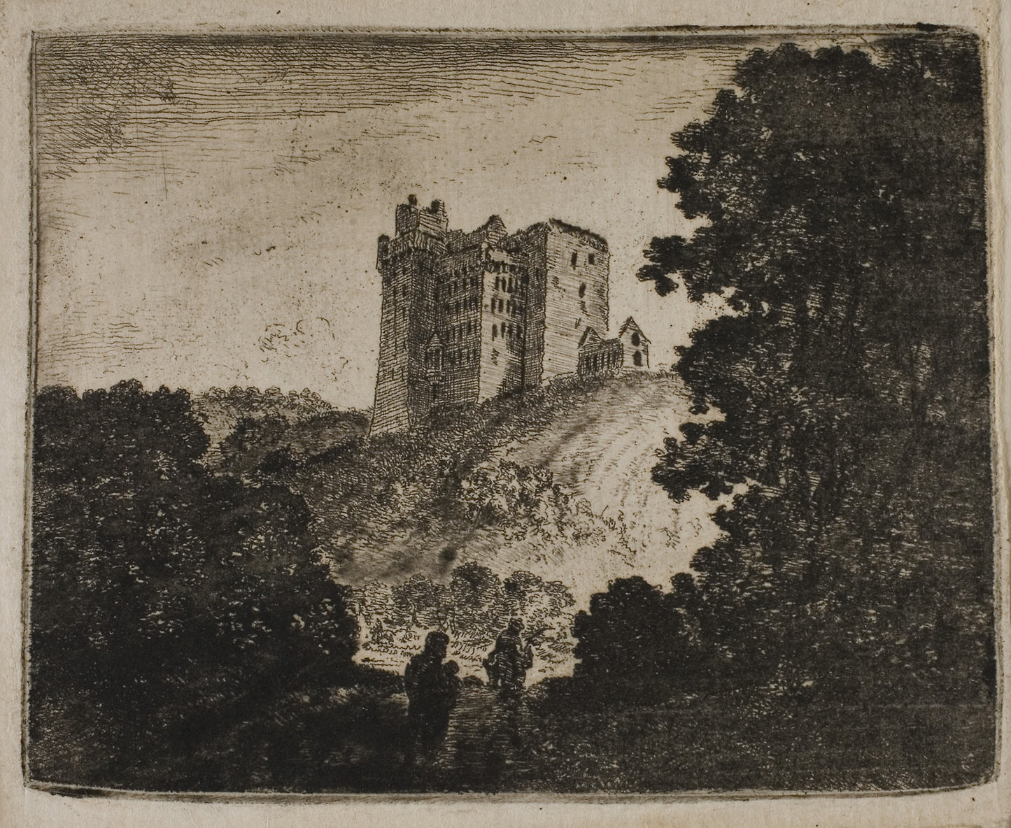 Crichton Castle - John Clerk of Eldin, Poster Print Wall Art