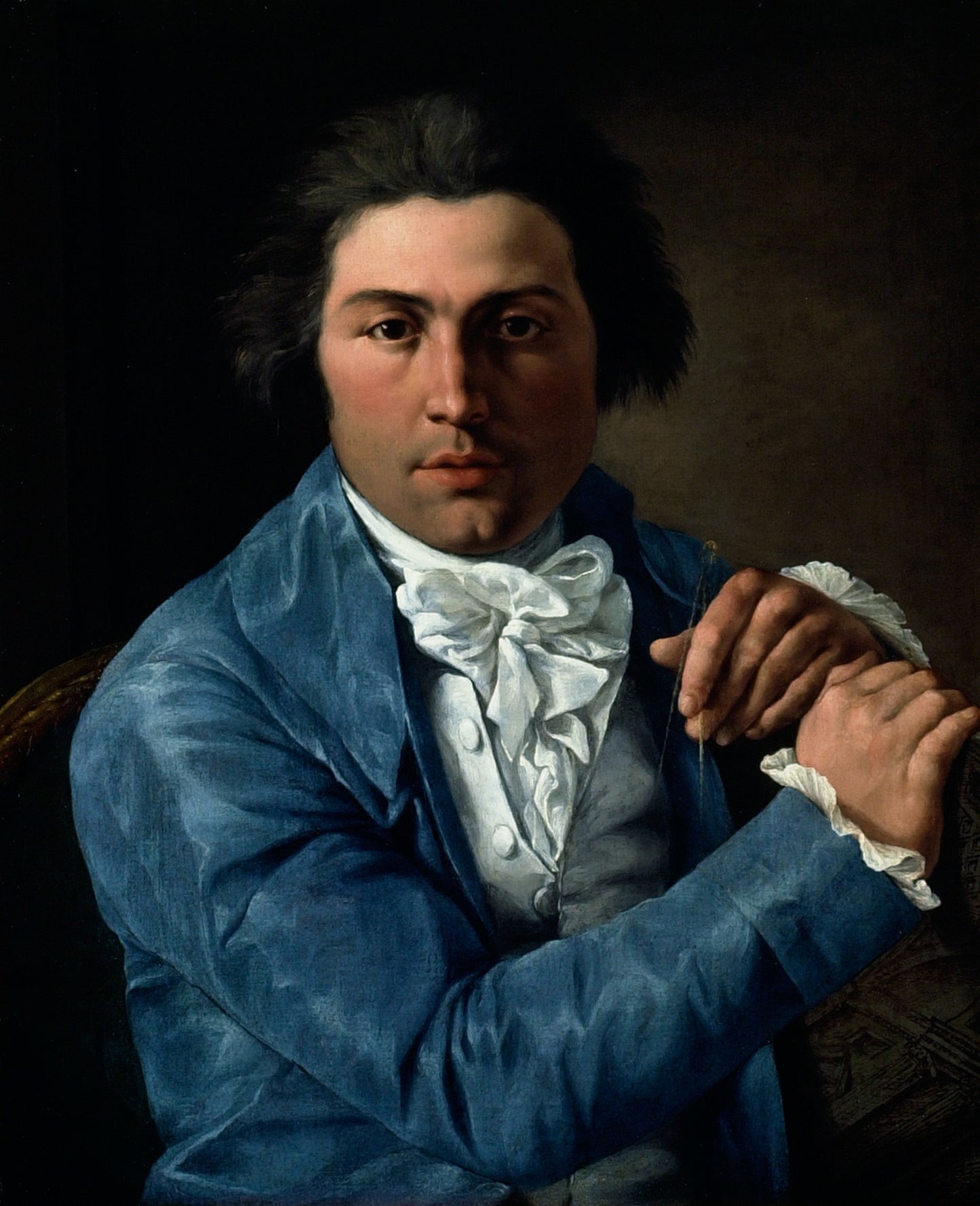Portrait of the Architect Giuseppe Valadier - Pietro Labruzzi, Poster Print Wall Art