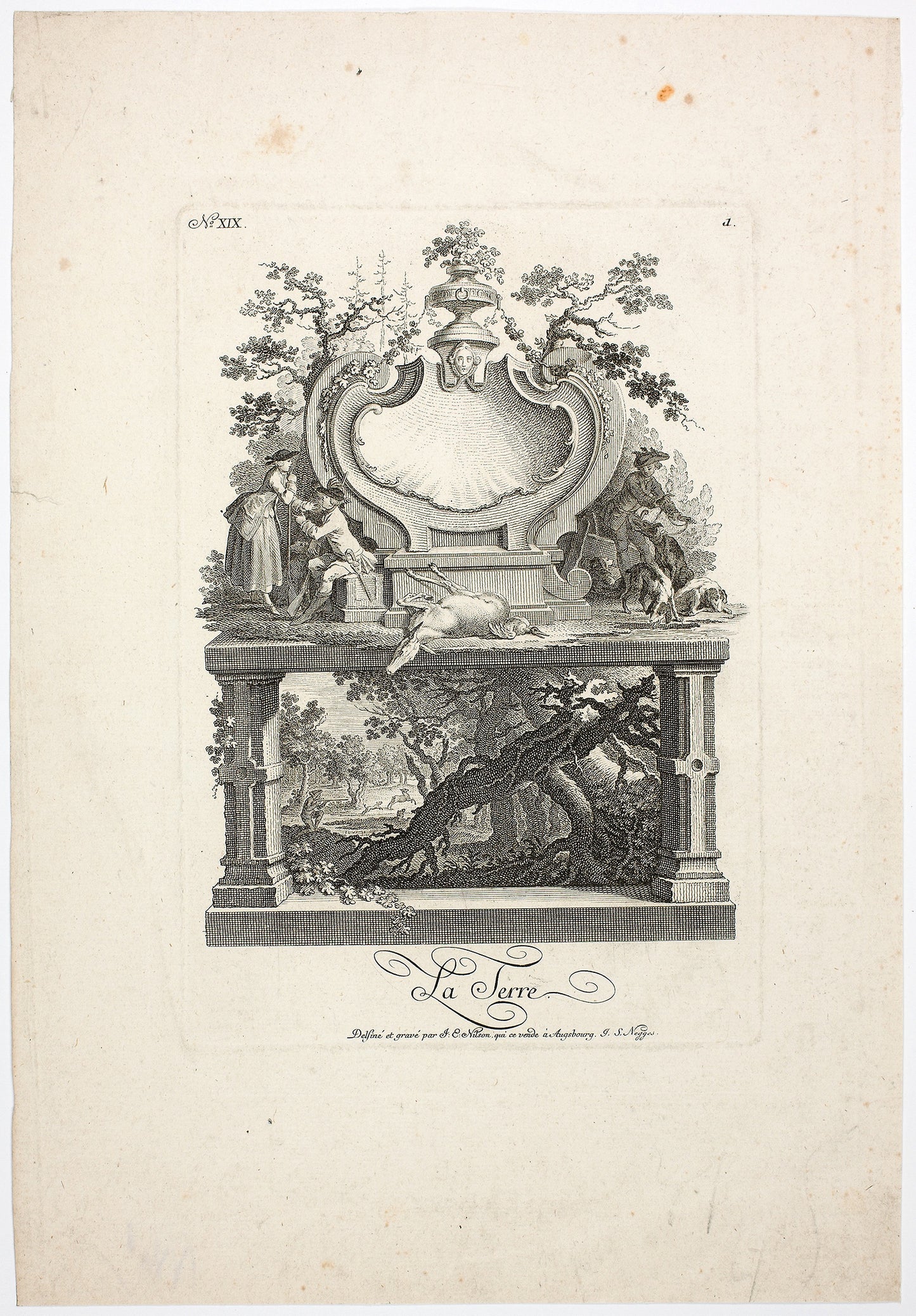 Earth - Johann Esaias Nilson, Poster Print Wall Art