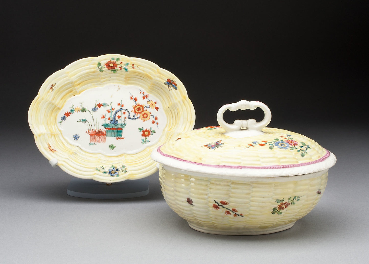 Sauce Tureen and Stand - Worcester Porcelain Factory, Poster Print Wall Art