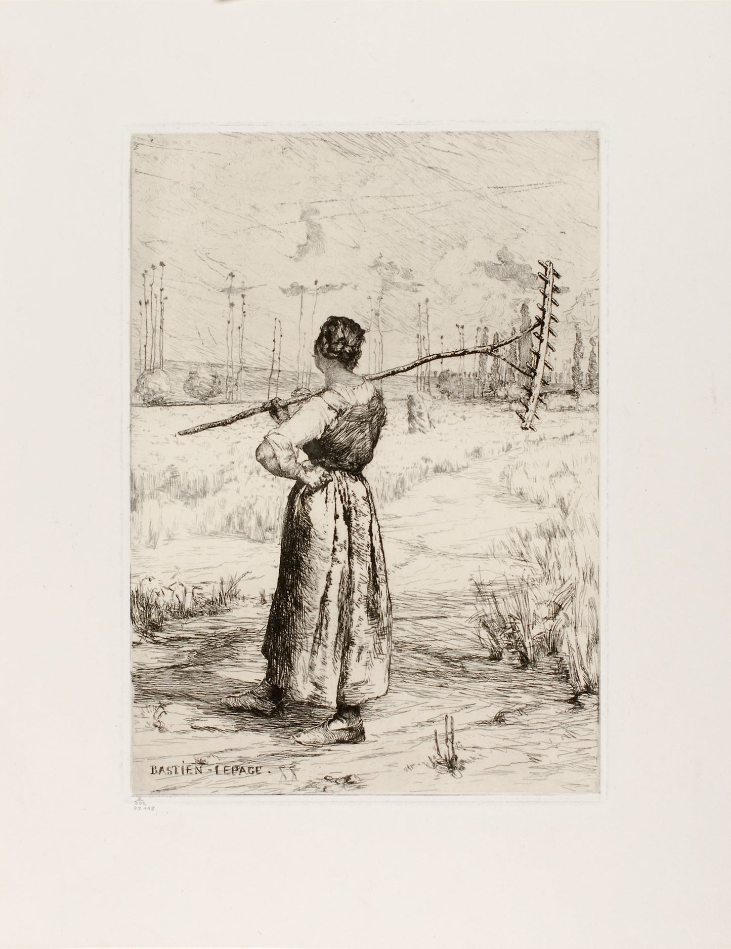 The Return from the Field - Jules Bastien-Lepage, Poster Print Wall Art