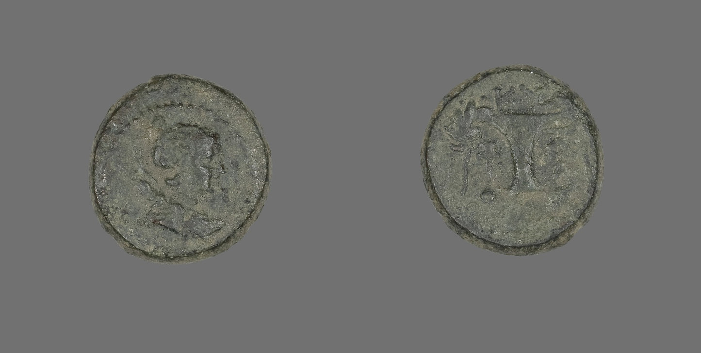 Coin Depicting the Goddess Artemis - Greek, Poster Print Wall Art